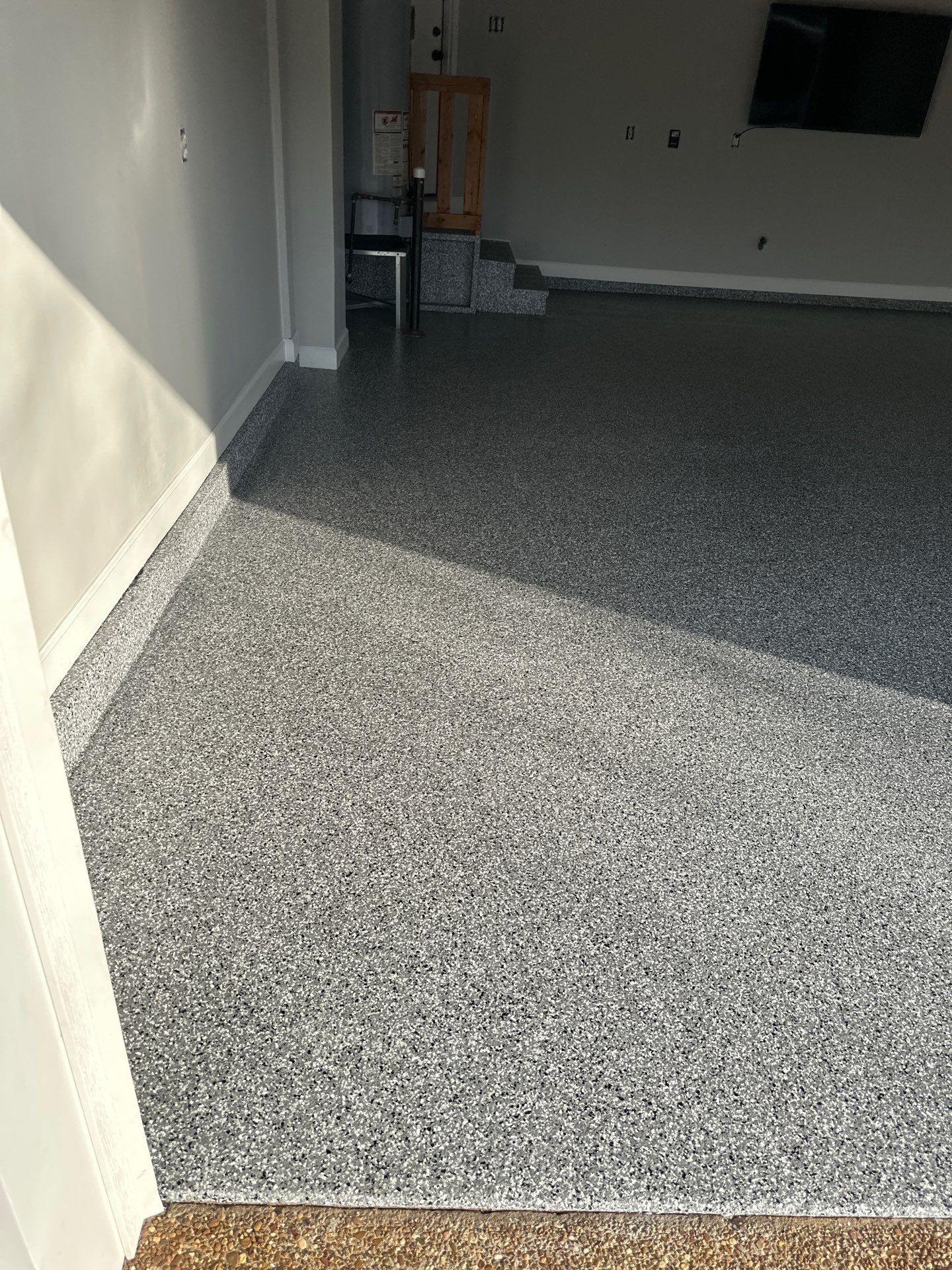 Garage Floor Coating using Wombat by My Garage Floor Guys