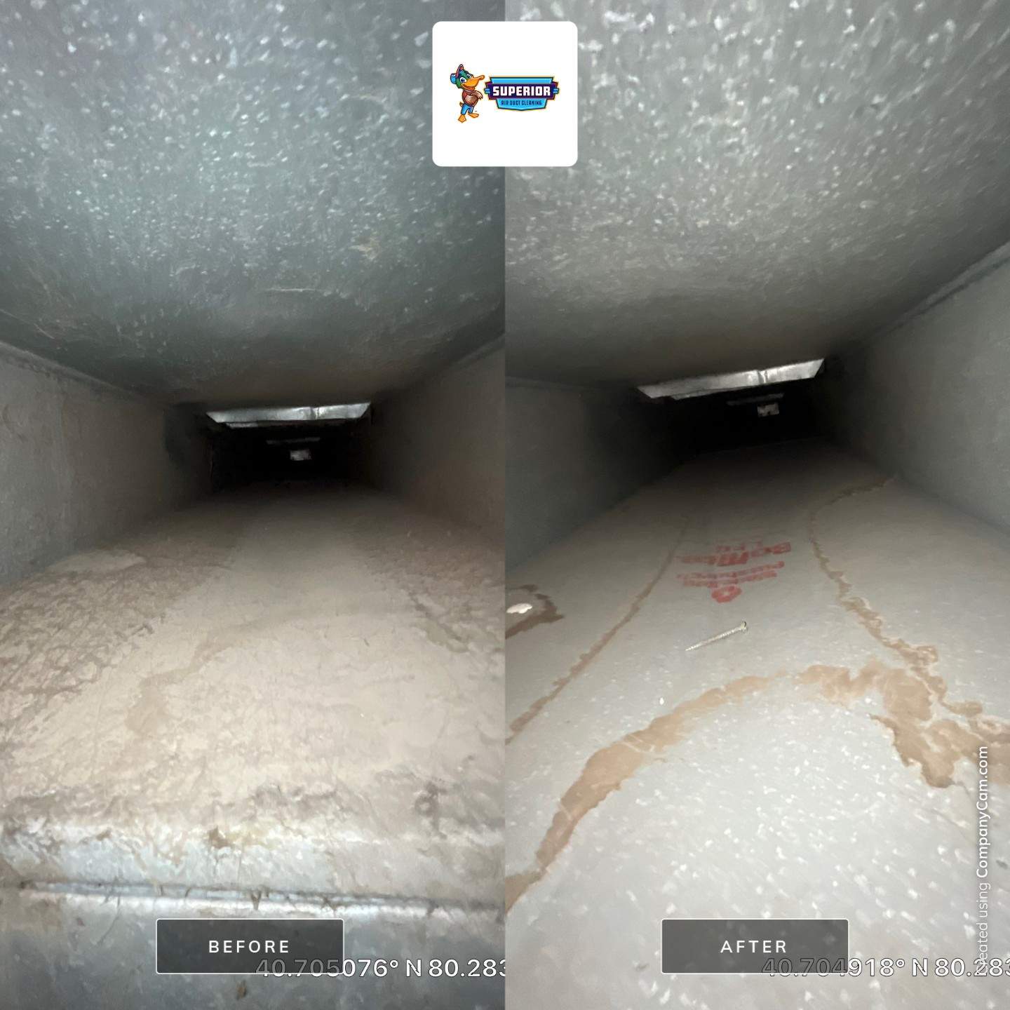 Air Duct Cleaning With a Vacuum Truck in Rochester, PA by Superior Air Duct Cleaning
