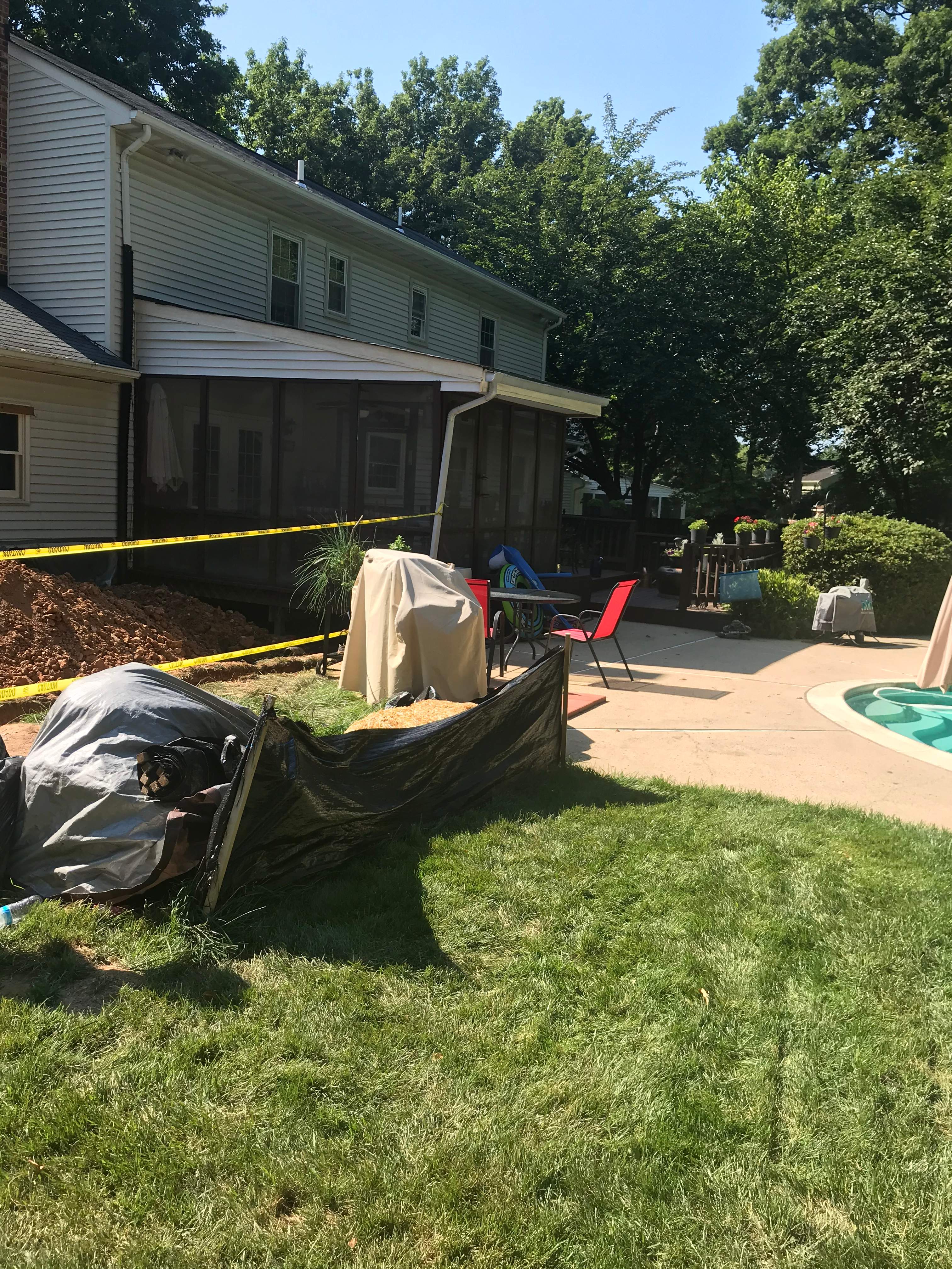 laundry and Cabana bath addition, Vienna, VA by Fairfax Contractors, LLC