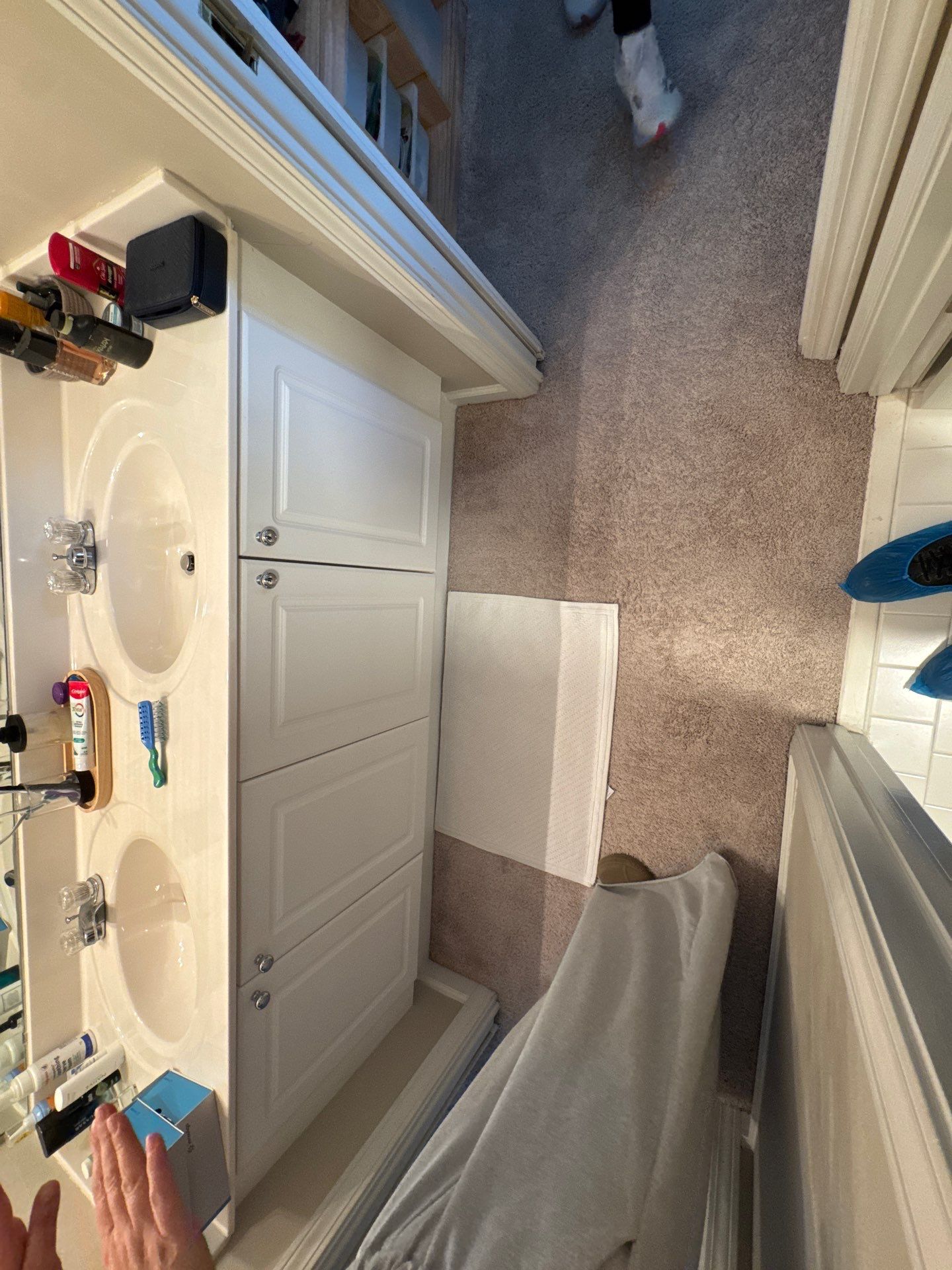 Jack and Jill bathroom renovation by Prudencio