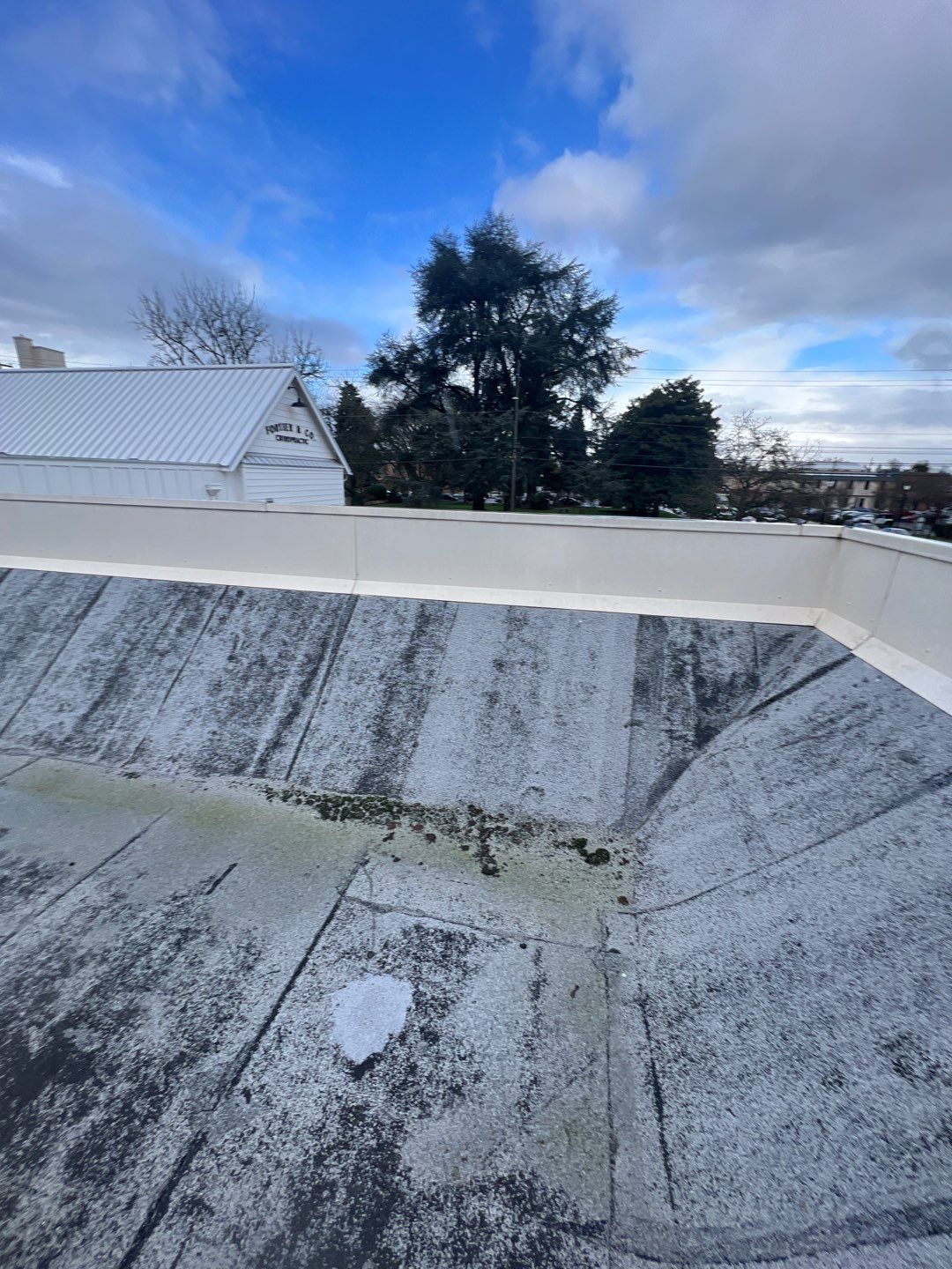 Commercial Flat Roof Installation using GAF 60Mil TPO  by Orezona Building & Roofing Company, Inc.