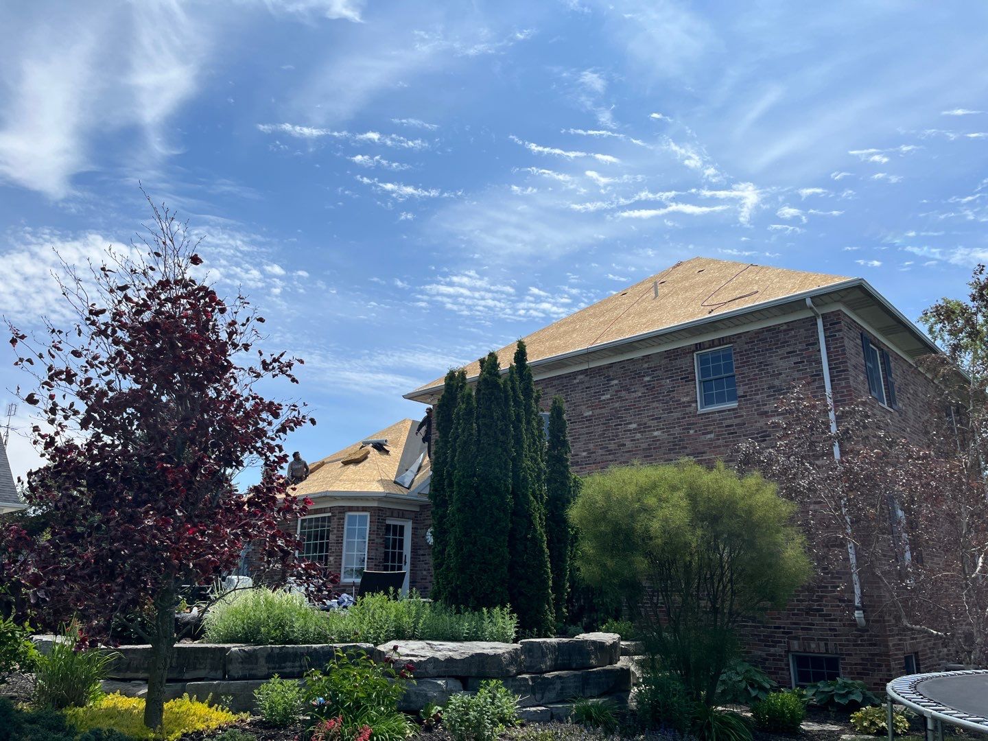 Residential Roofing Installation using GAF Timberline HDZ Charcoal by Nitro Roofing and Construction