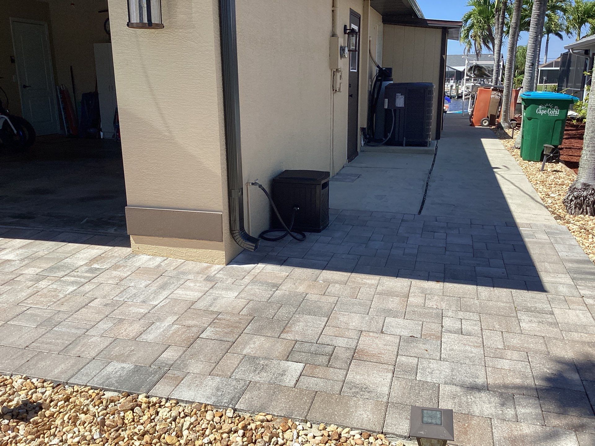 Musket Brown Gutter Installation and Soffit Fascia in Cape Coral FL by Gutter Professors