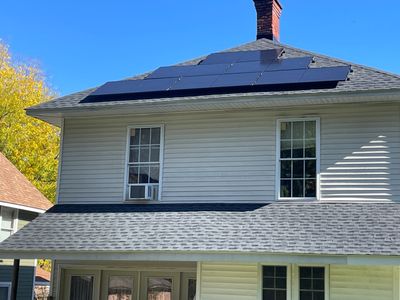Solar Panel Installation With Reroof