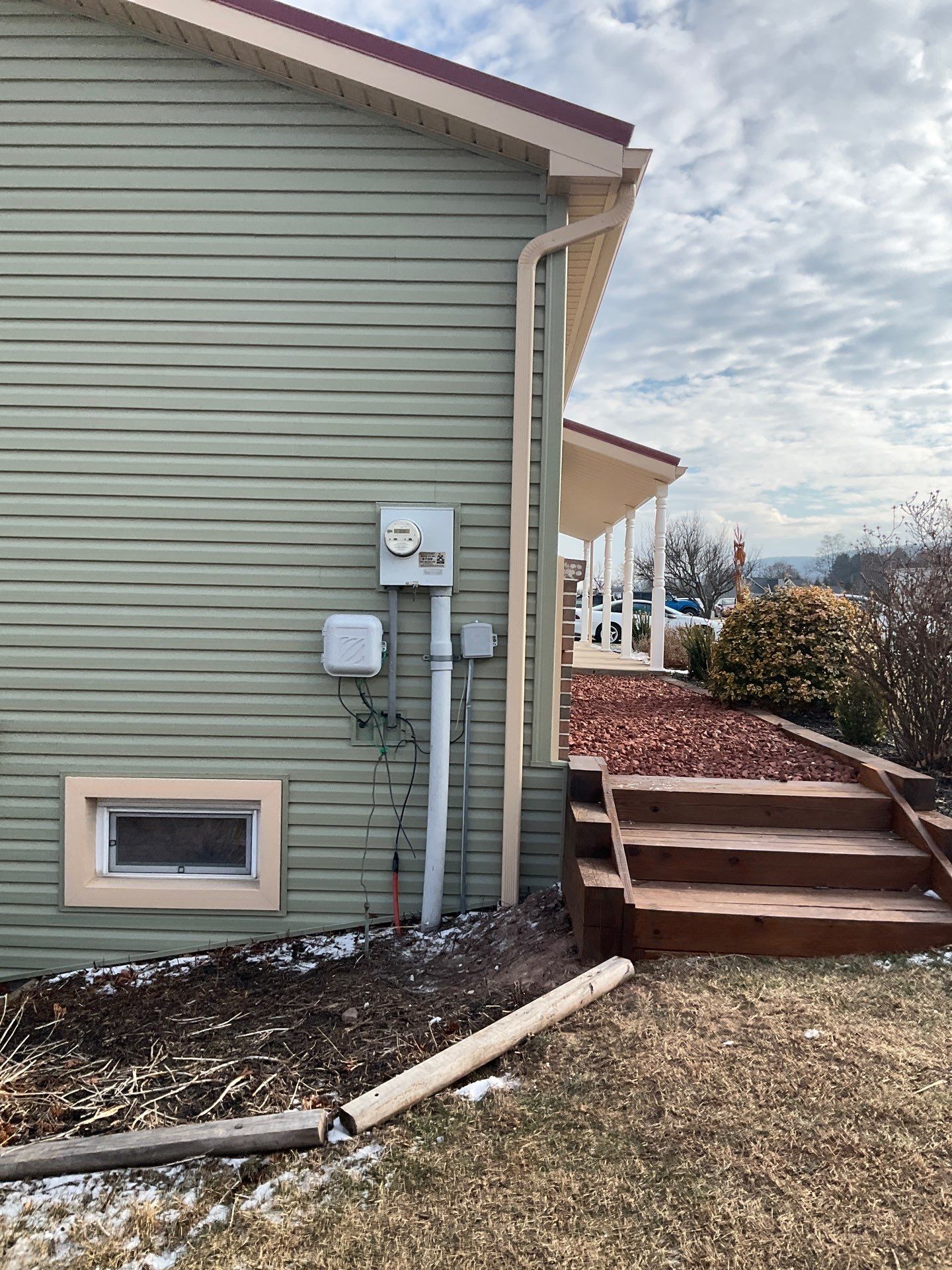 Vinyl Siding Replacement and Patio Door Installation in Elizabethville by Esh Builders