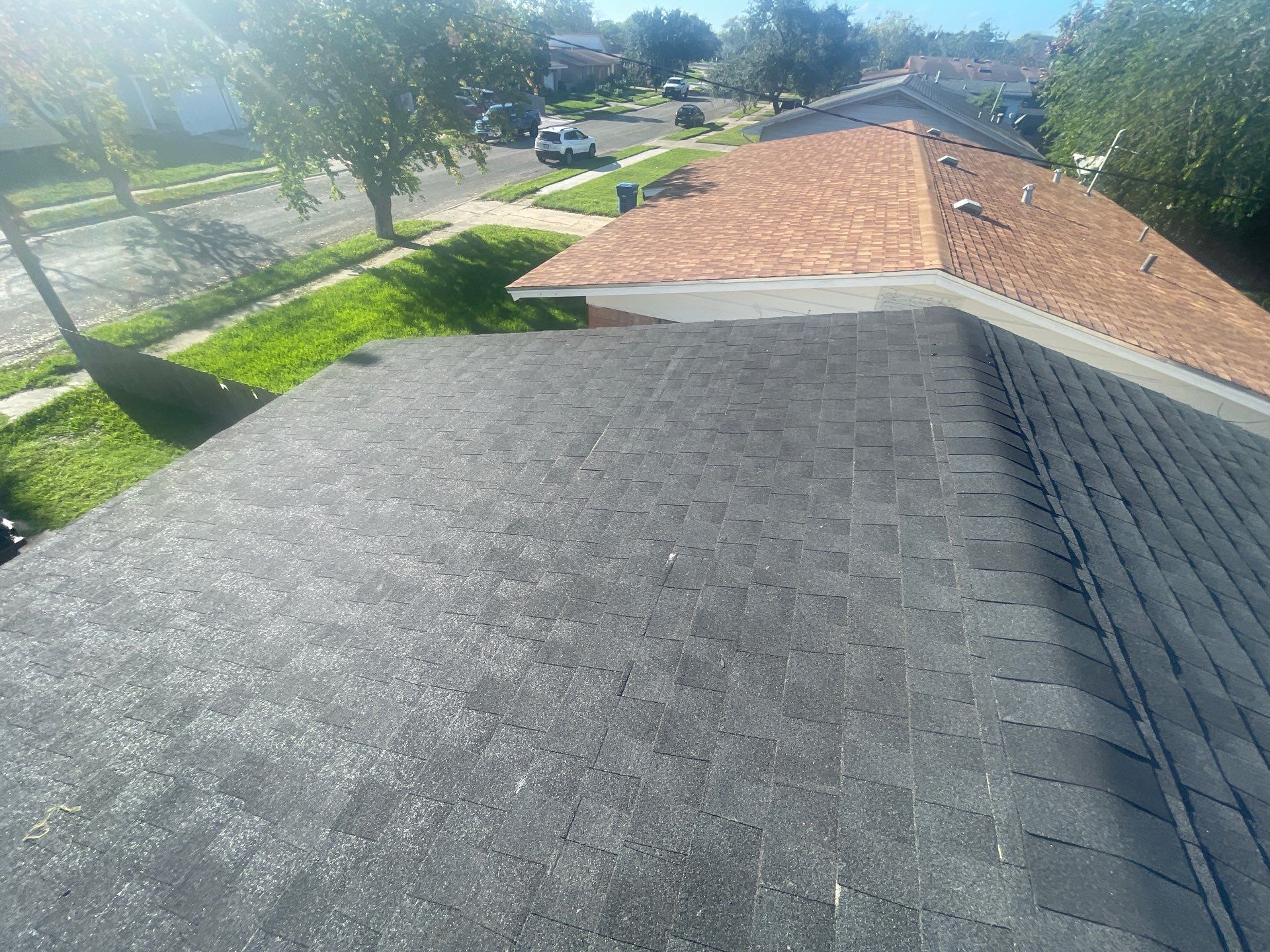 Residential Roofing Installation using GAF HDZ Charcoal by Lighthouse Roofing