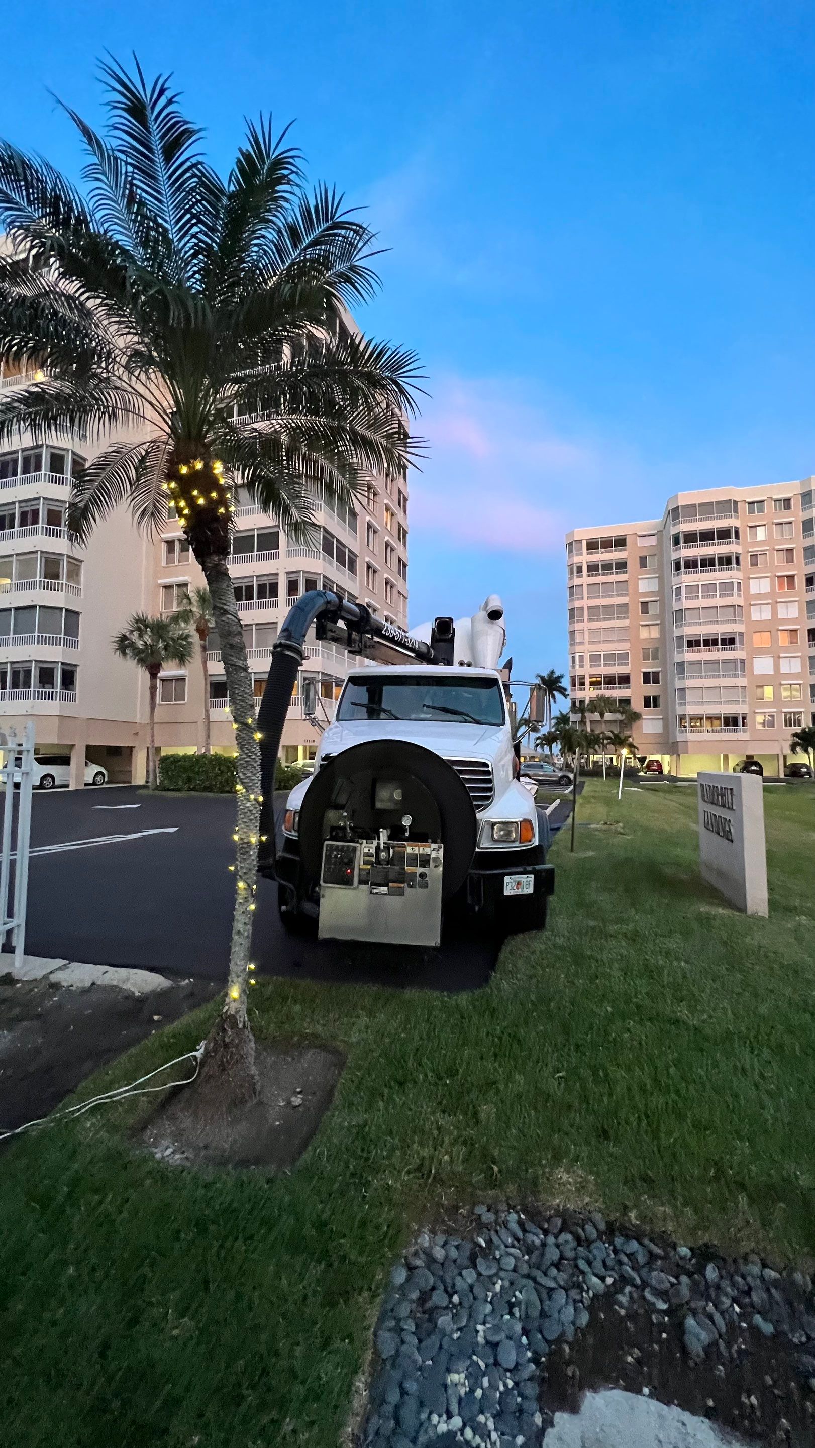 Condo Storm Water System Cleaning and Maintenance From Hurricane Ian by APS Power & Water