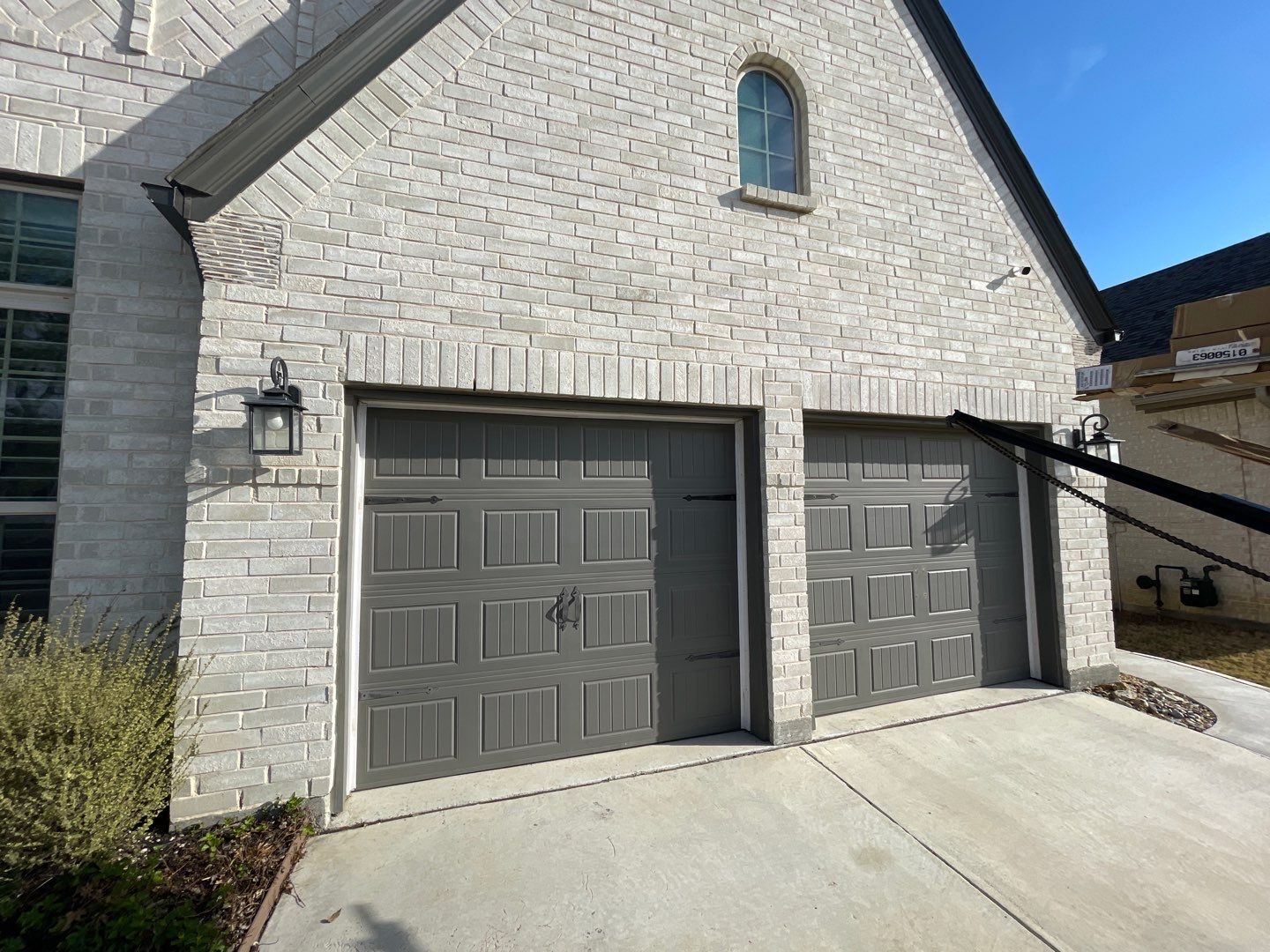 Converting 2 Garage Doors into 1 Big Garage Door using Clopay Insulated Garage Door. LiftMaster Residential Jack Shaft Opener by Meadows Garage Doors