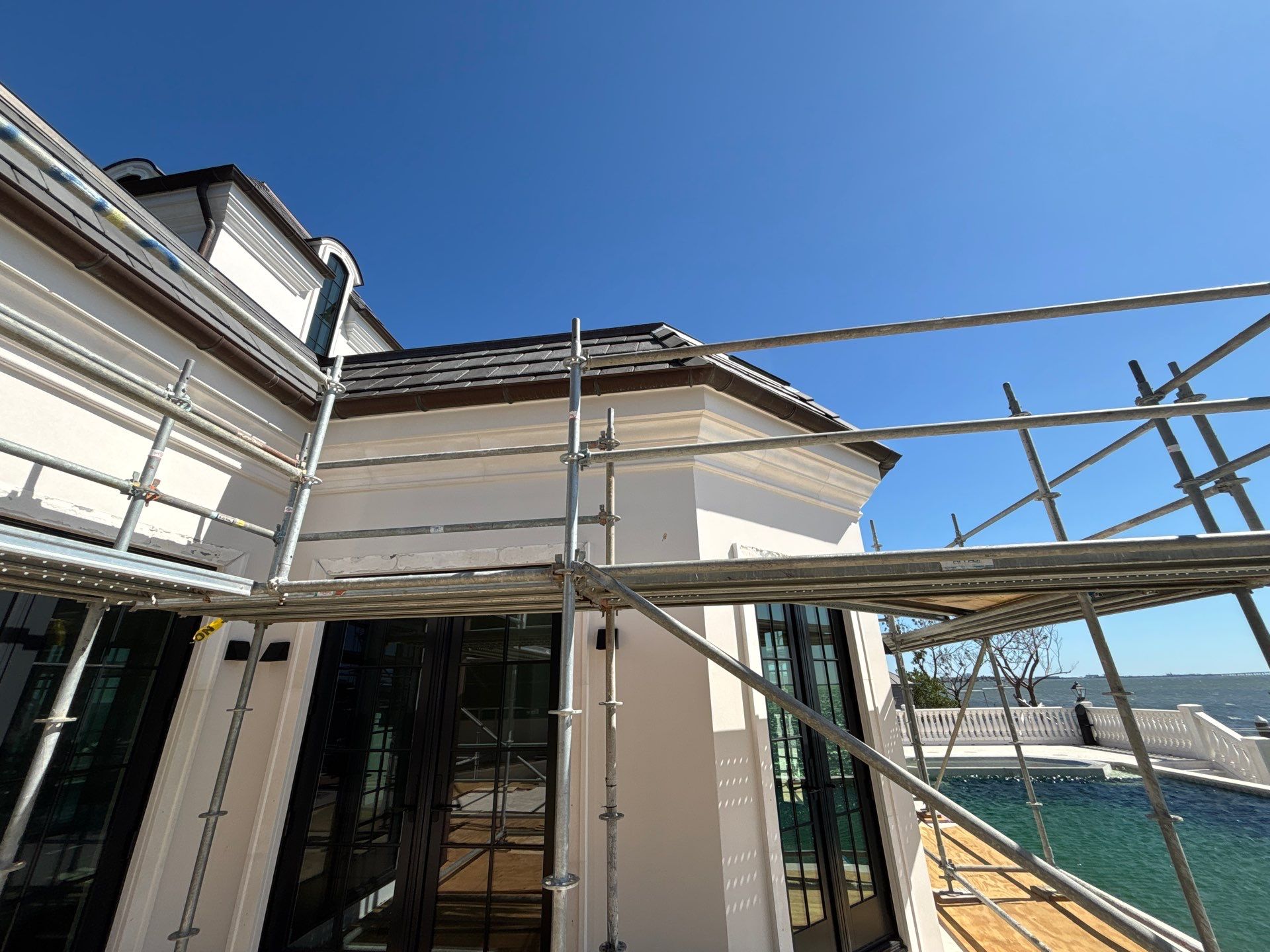 Gutter Installation using Half Round Seamless Gutters in Tampa FL by Gutter Professors