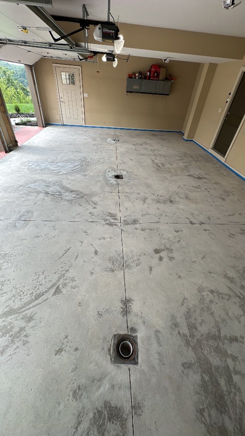 Large Patio + Garage Project in Moon Township by Floors in a Day, Inc