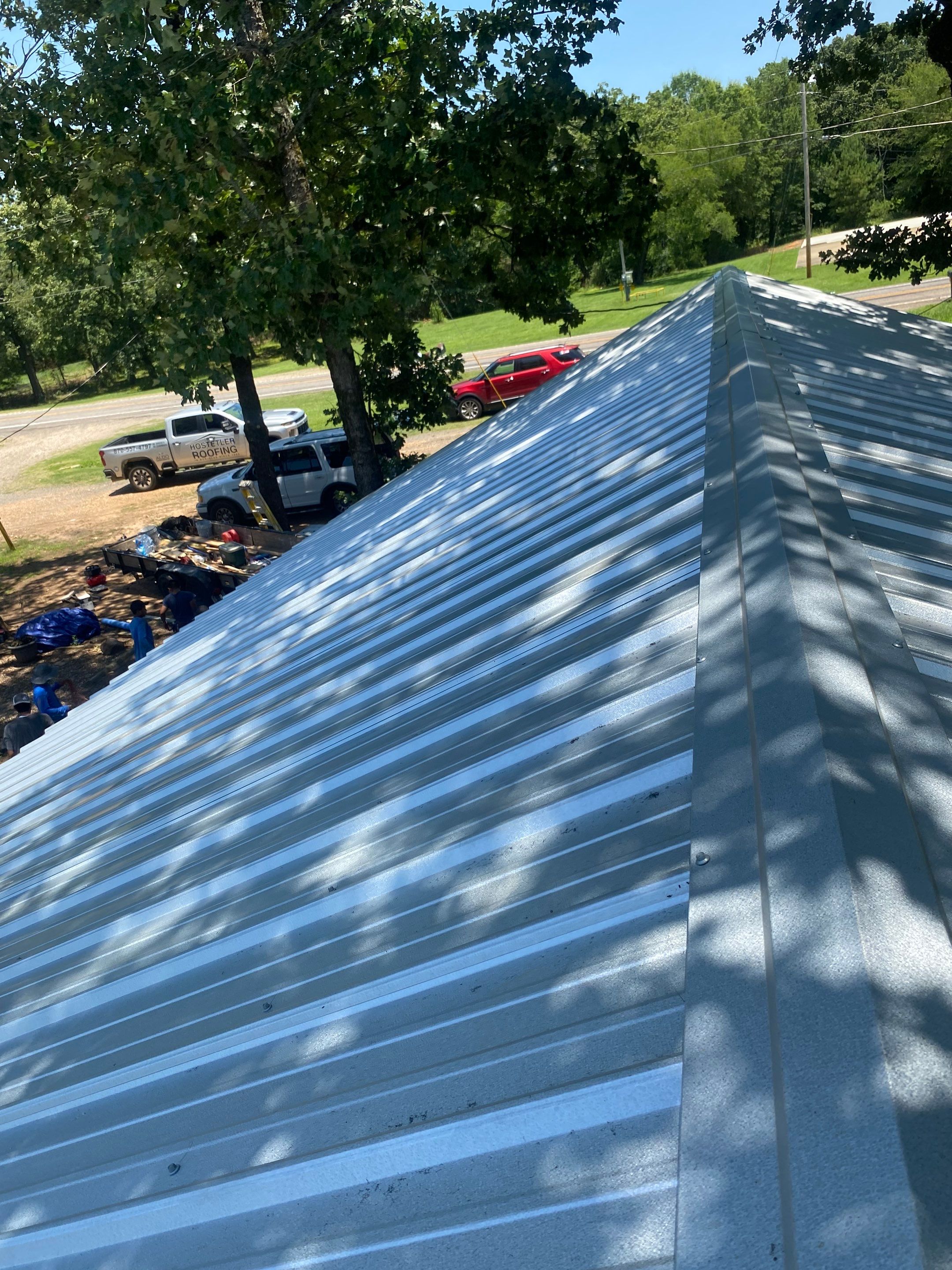 Metal Roof Replacement: 29 GA. Residential Metal Panels by Hostetler Roofing