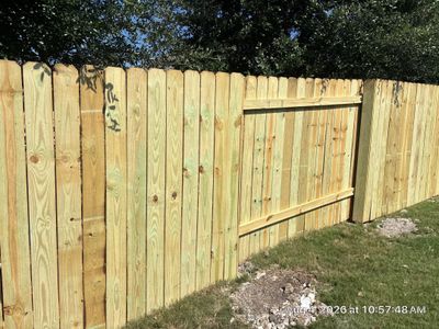 Residential Wood Fence in Austin