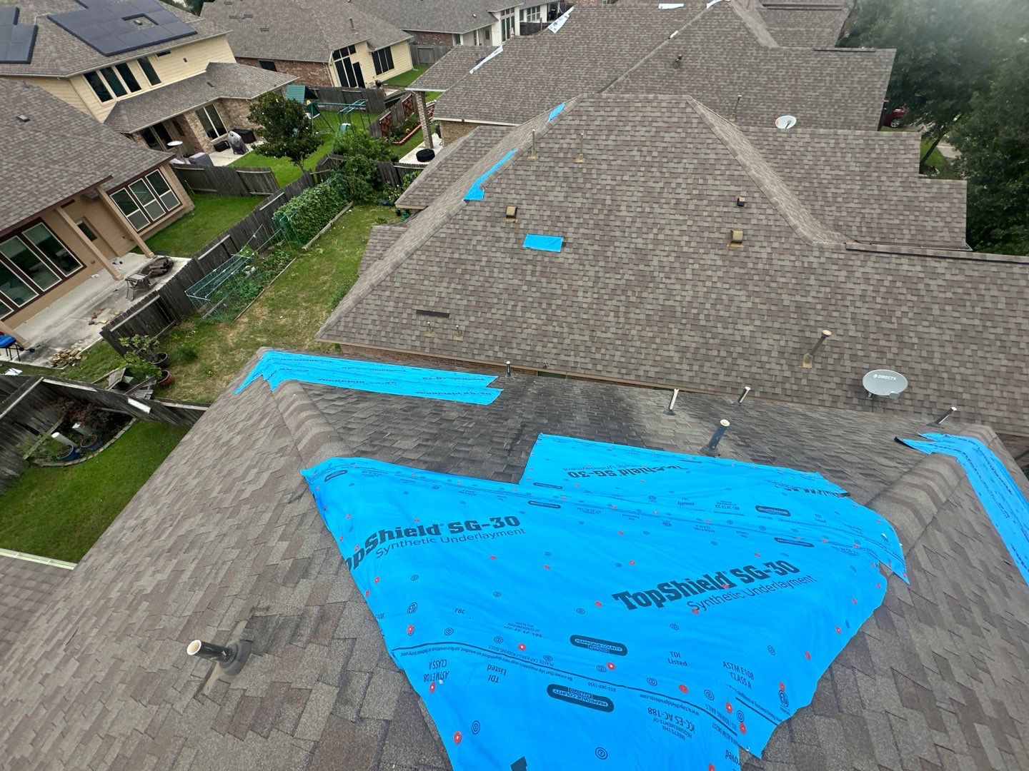 Residential Roofing Repair using Owen's Corning Duration (Lifetime) Shingles by Roof Repair Company