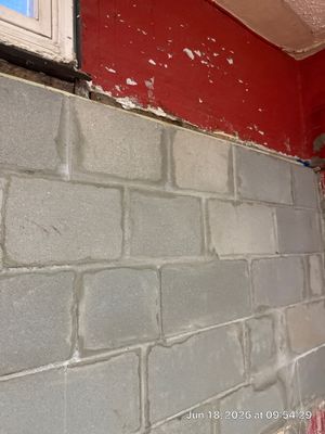 Concrete Block Foundation Wall Reinforcement in Lincoln