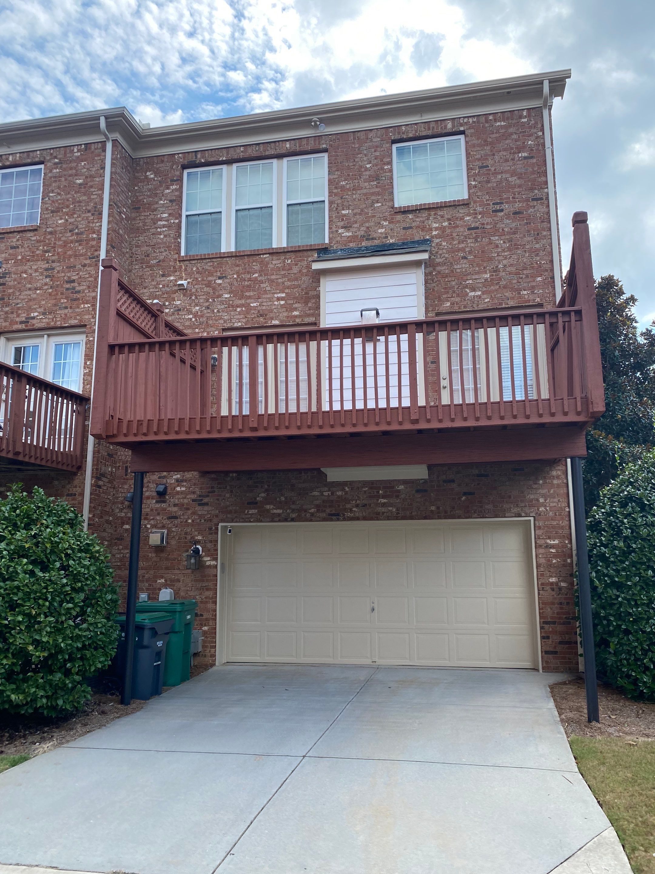 Exterior Trim and Shutter Painting for Atlanta Brick Townhomes by Swift Home Renovations