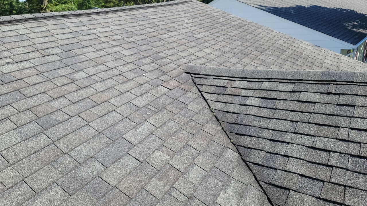 ATLAS PINNACLE COLOR: PRISTINE BLACK SHADOW DRIP EDGE: WHITE by Eagle Eye Roofing