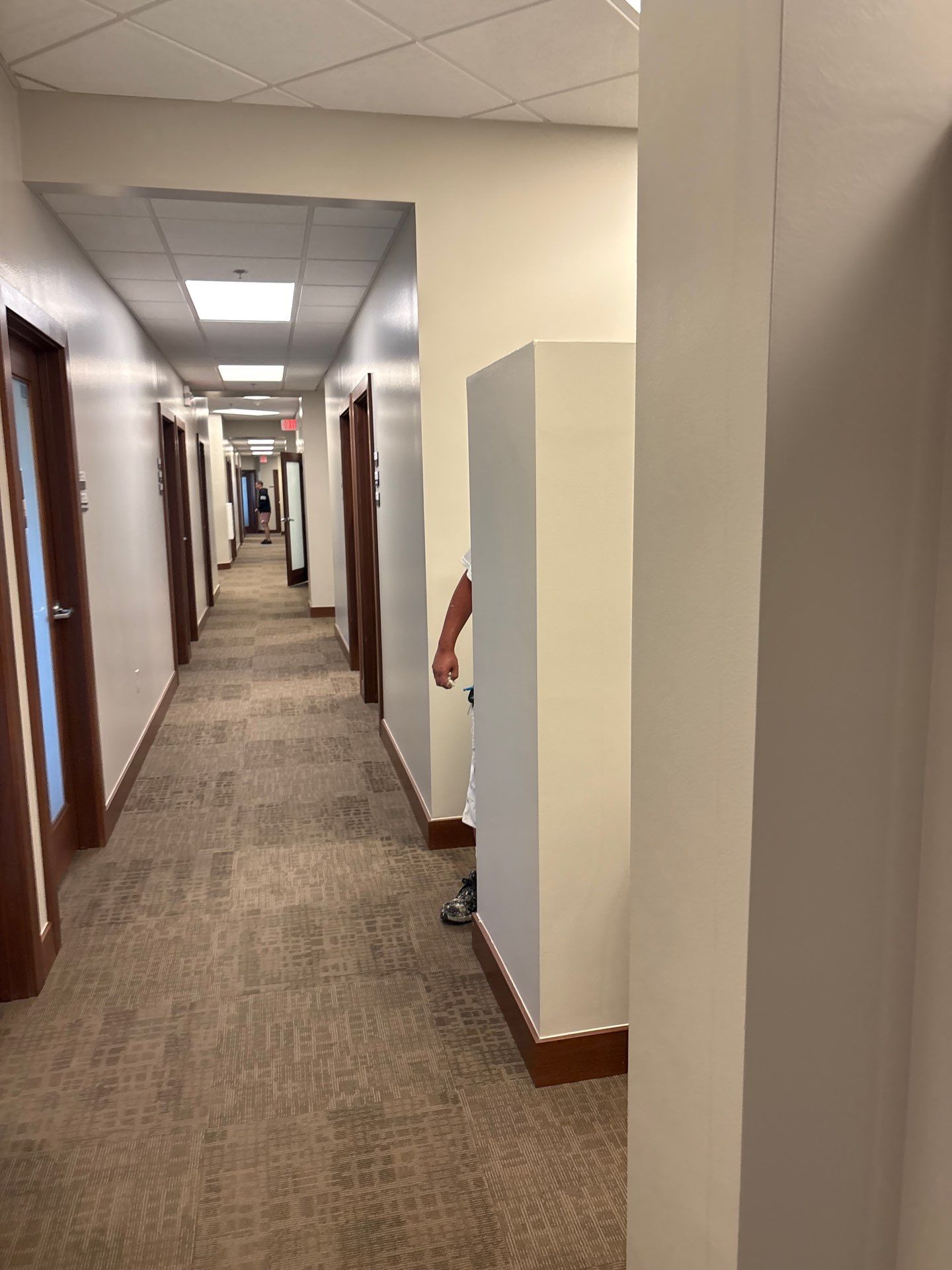 Commercial Office Interior Remodel and Modern Suite Refresh in Sioux Falls by Select Painting, Coatings & Garage Cabinets