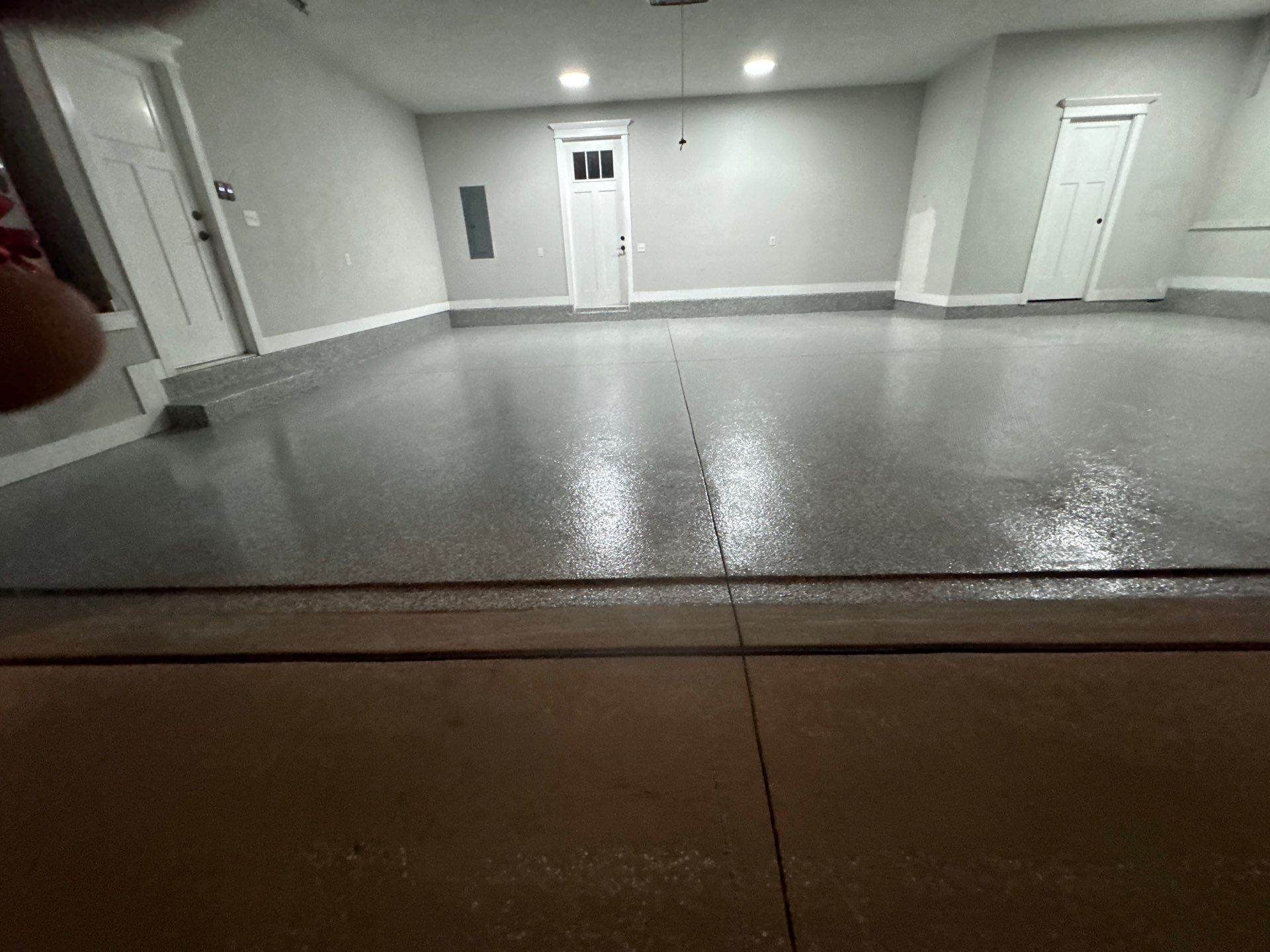 Garage in High Springs, FL in Slate Stone by Cross Creek Concrete Coatings