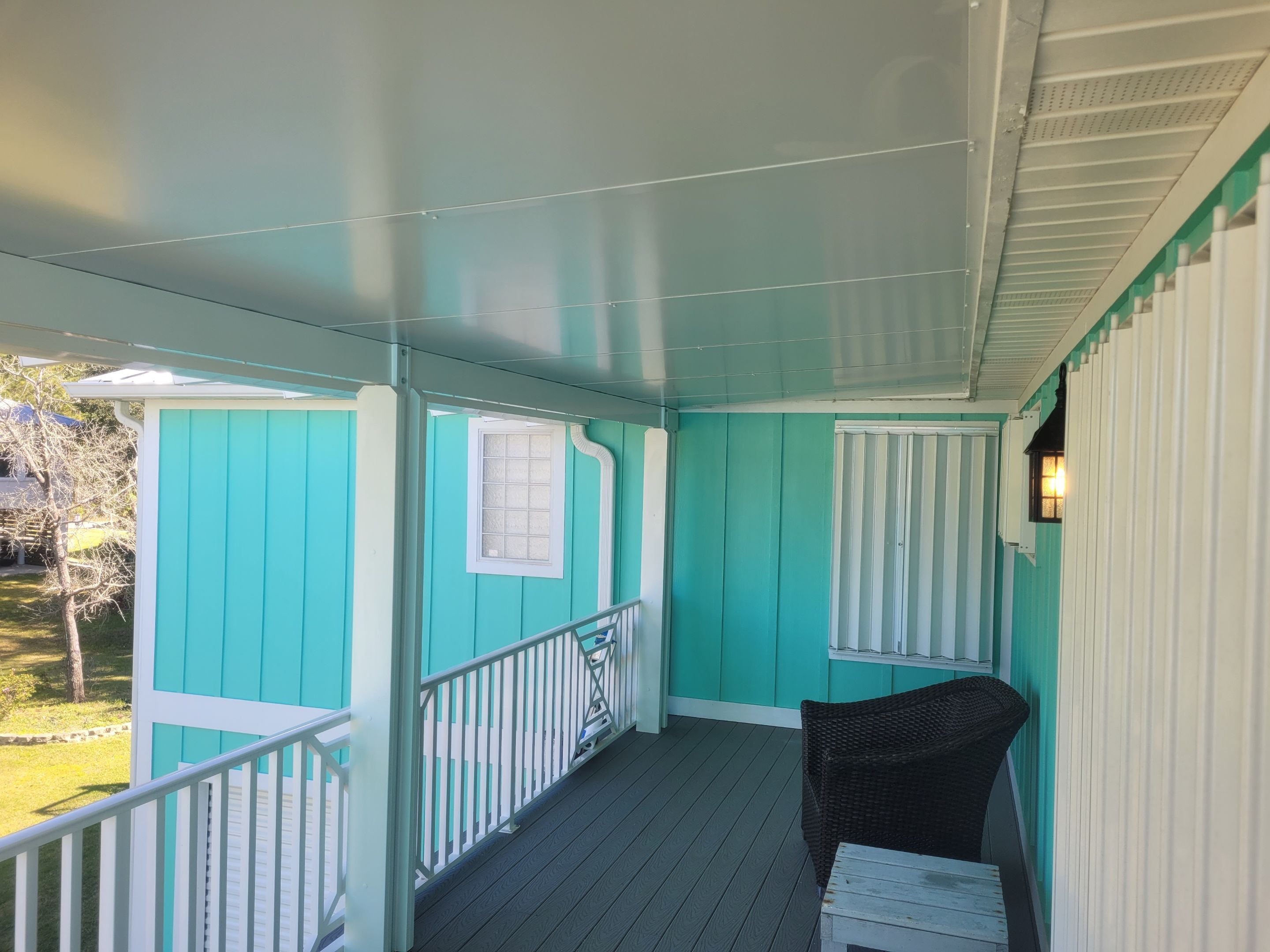 Elevated Patio Cover w/Pergola Trim by Titan Sunrooms