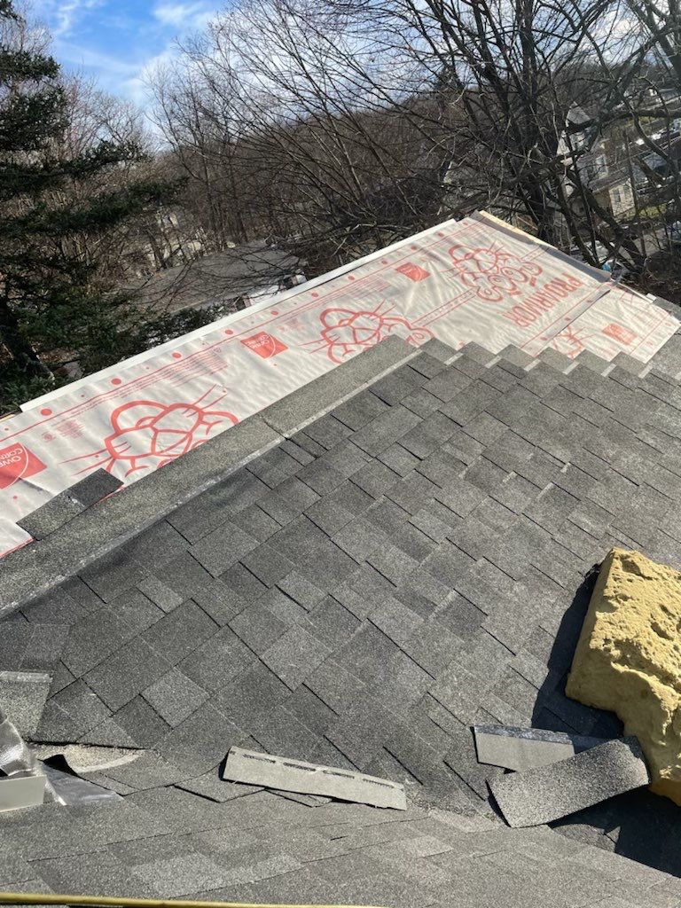 Residential Roofing Installation using Owens Corning TruDefinition Duration - Onyx Black by A Plus Exterior