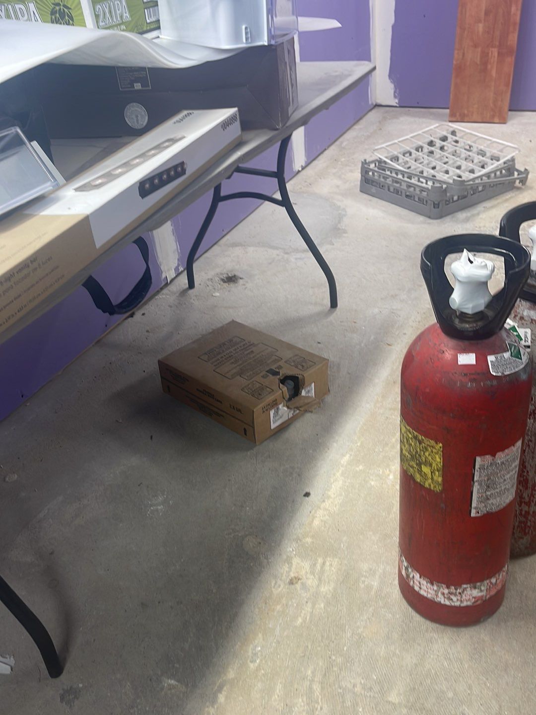 Restaurant Food Prep basement Project in Heidelberg by Floors in a Day, Inc