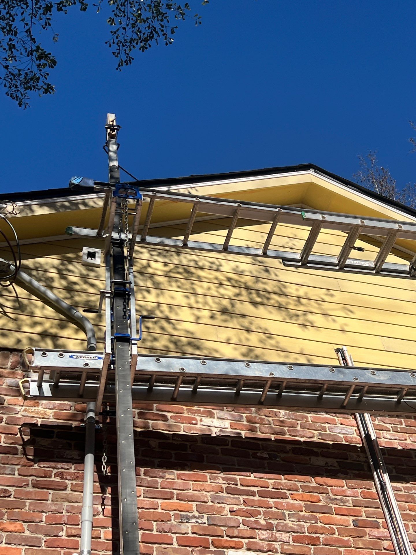 Gable Siding Replacement with James Hardie HZ10 Lap Siding by Nelson Exteriors 