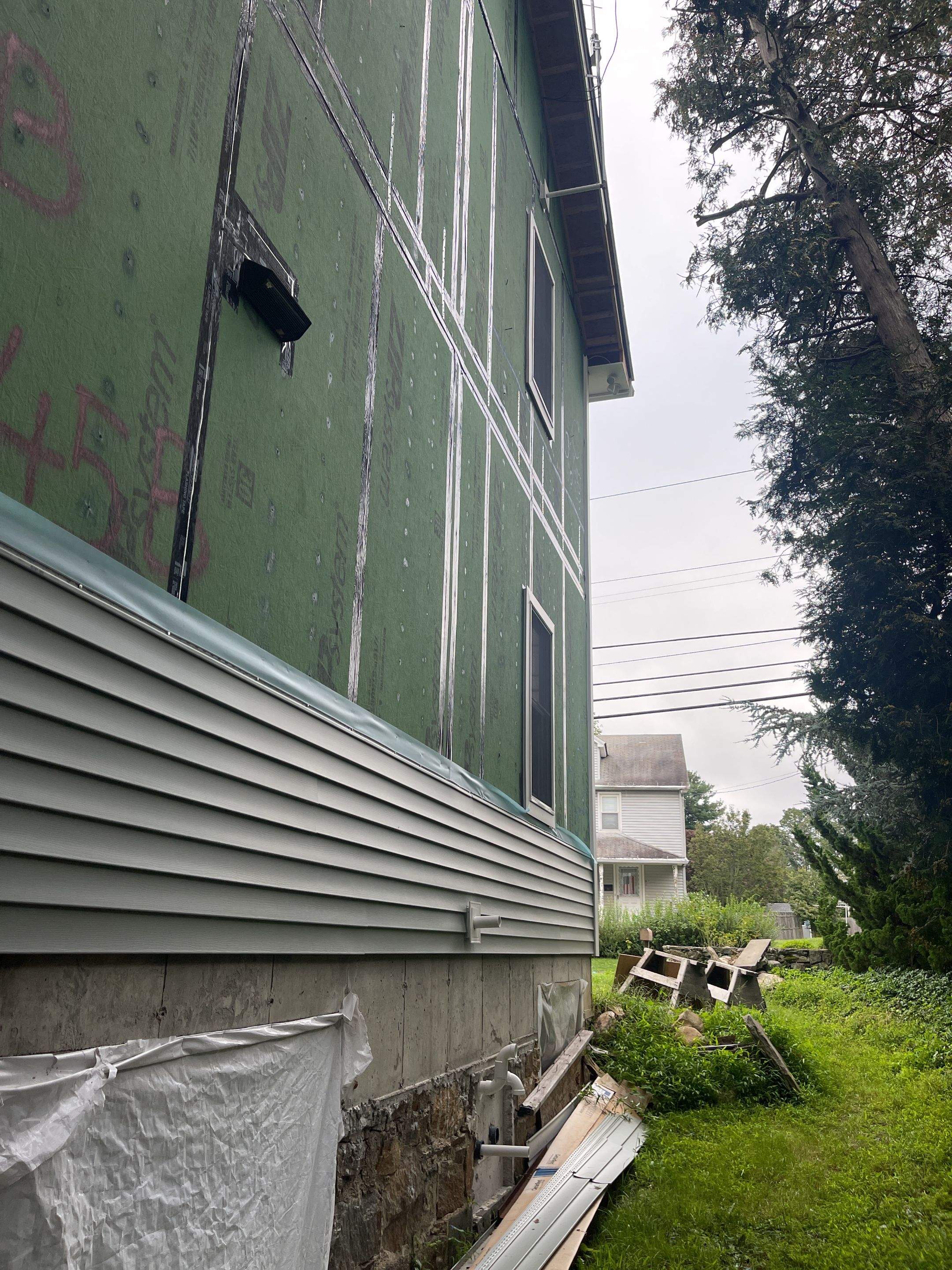 Siding Installation using Certainteed Mainstreet Seagrass by A Plus Exterior