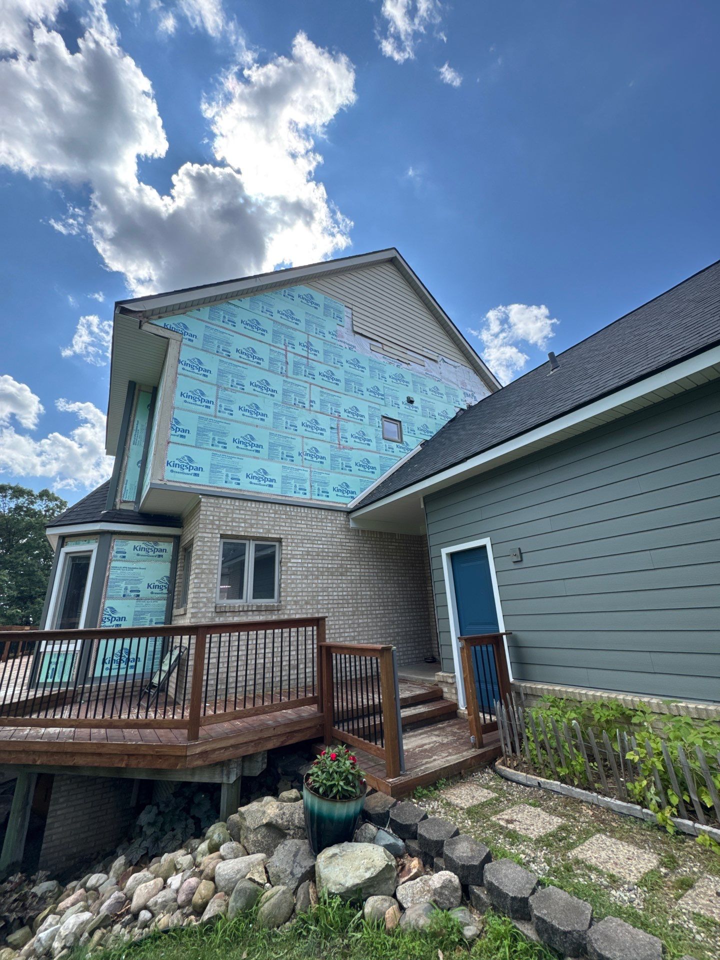 Siding Replacement using Alside Mountain Fern by 180 Contractors