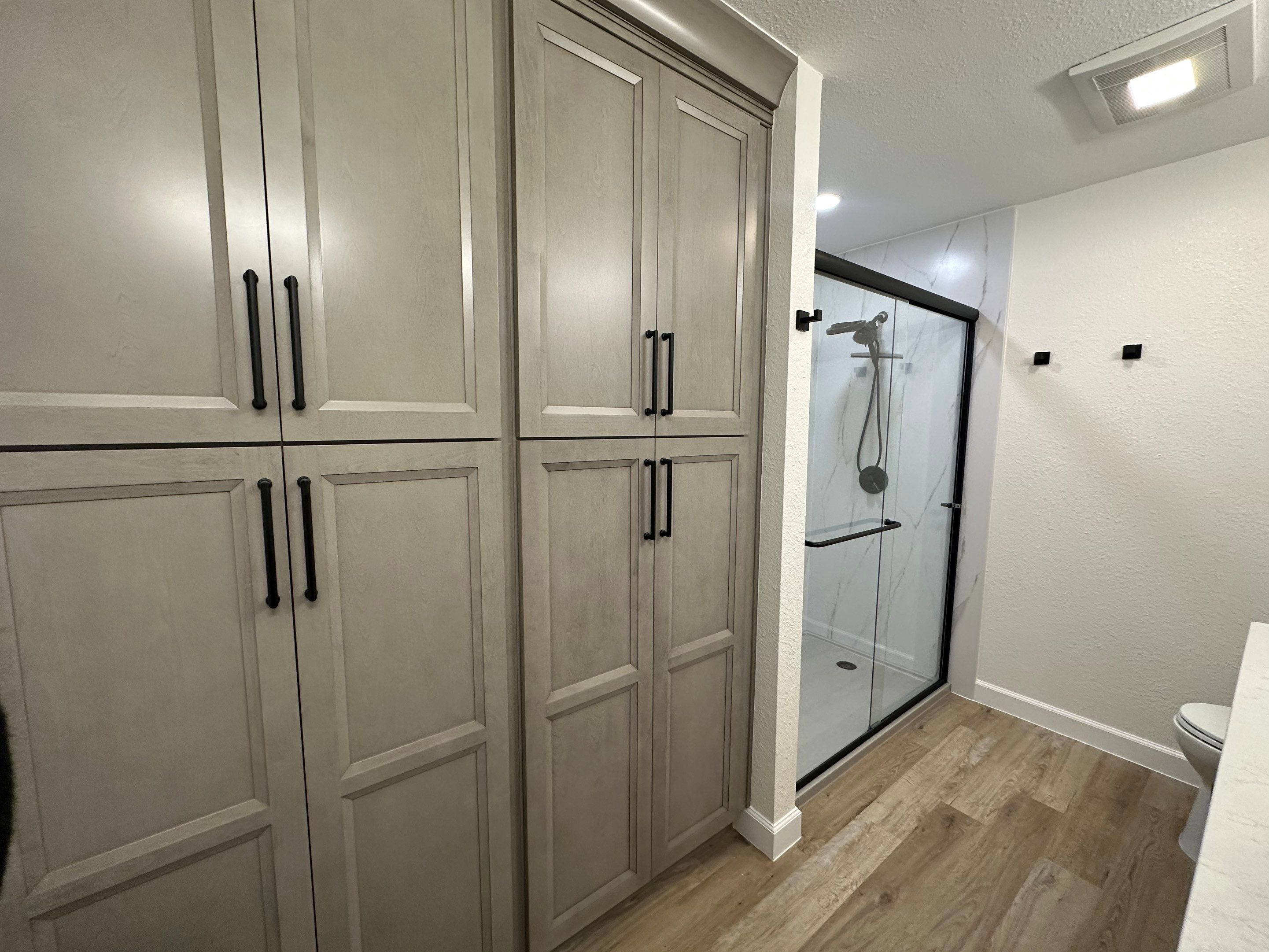 Rimline Full Bath Remodel with Tub to Shower Conversion by Legacy Bath and Kitchen 