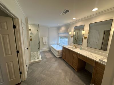 Master bathroom renovation