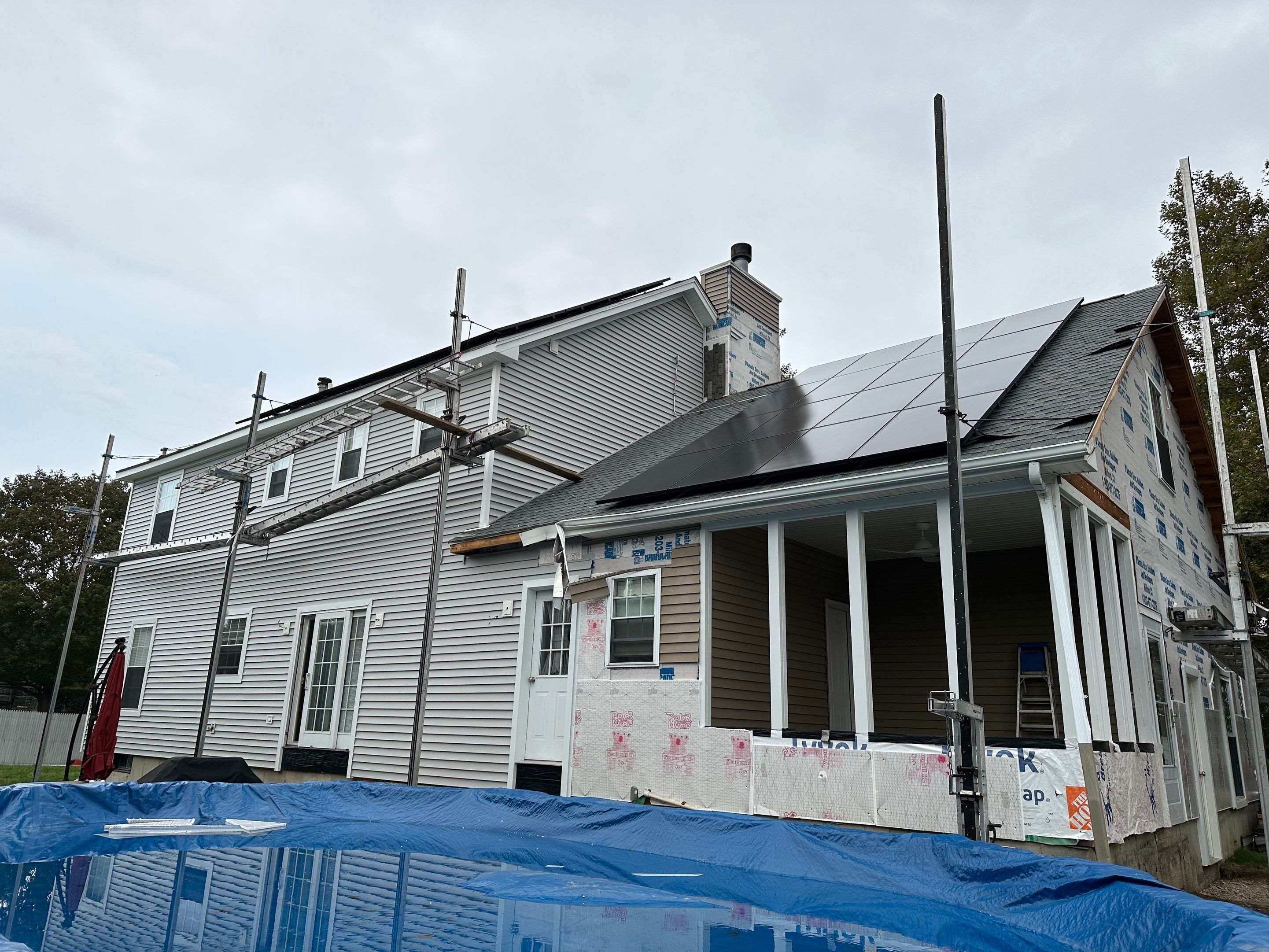 Siding Installation using Certainteed Cedar Impressions Sterling Gray by A Plus Exterior