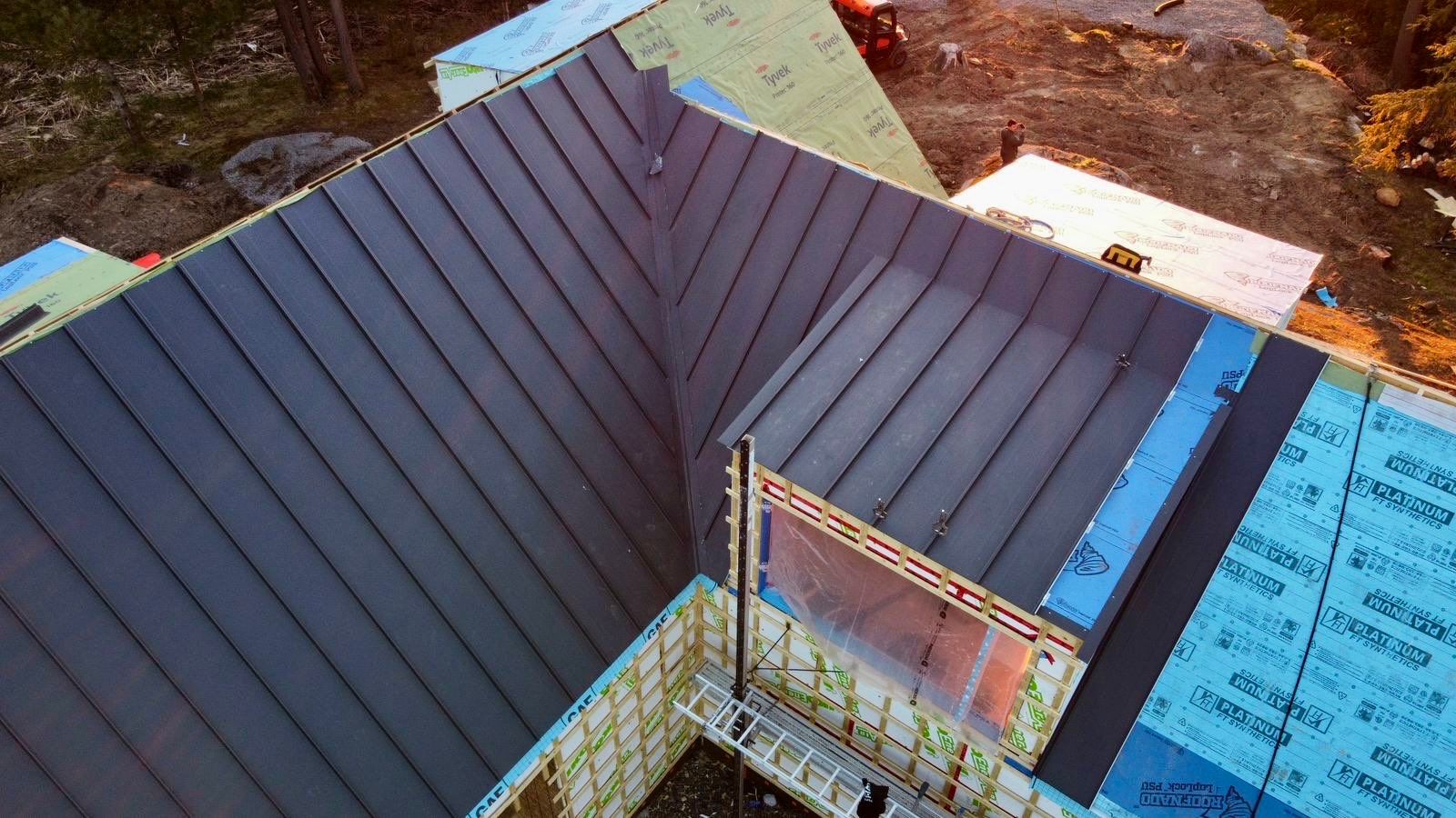 Standing Seam Metal Roof - Custom Coping and Flashing  by Jay Carter Roofing & Sheet Metal