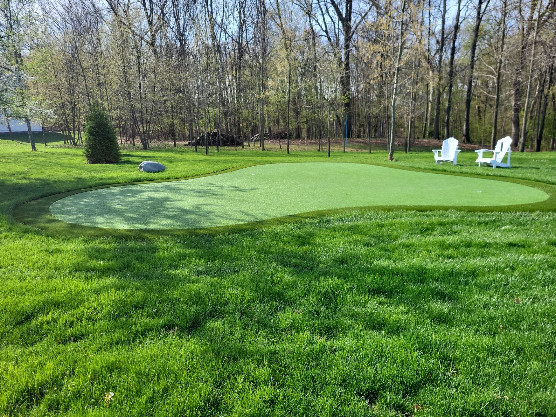 Backyard Putting Green for Galena Home by Southwest Greens Midwest
