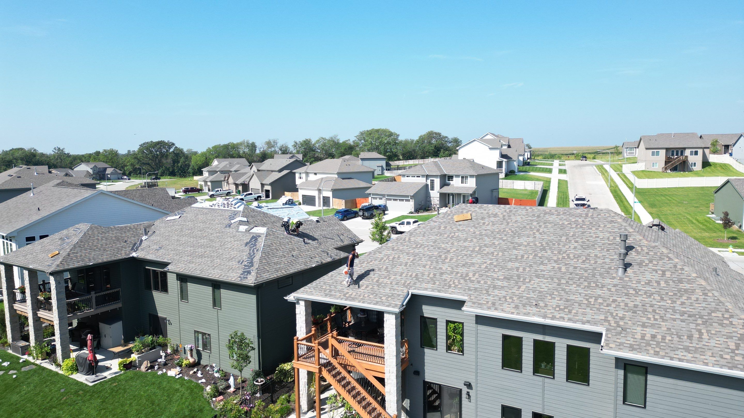 Residential Roofing Installation using IKO Nordic Cornerstone Impact Resistant Class 4 by Lightning Exteriors