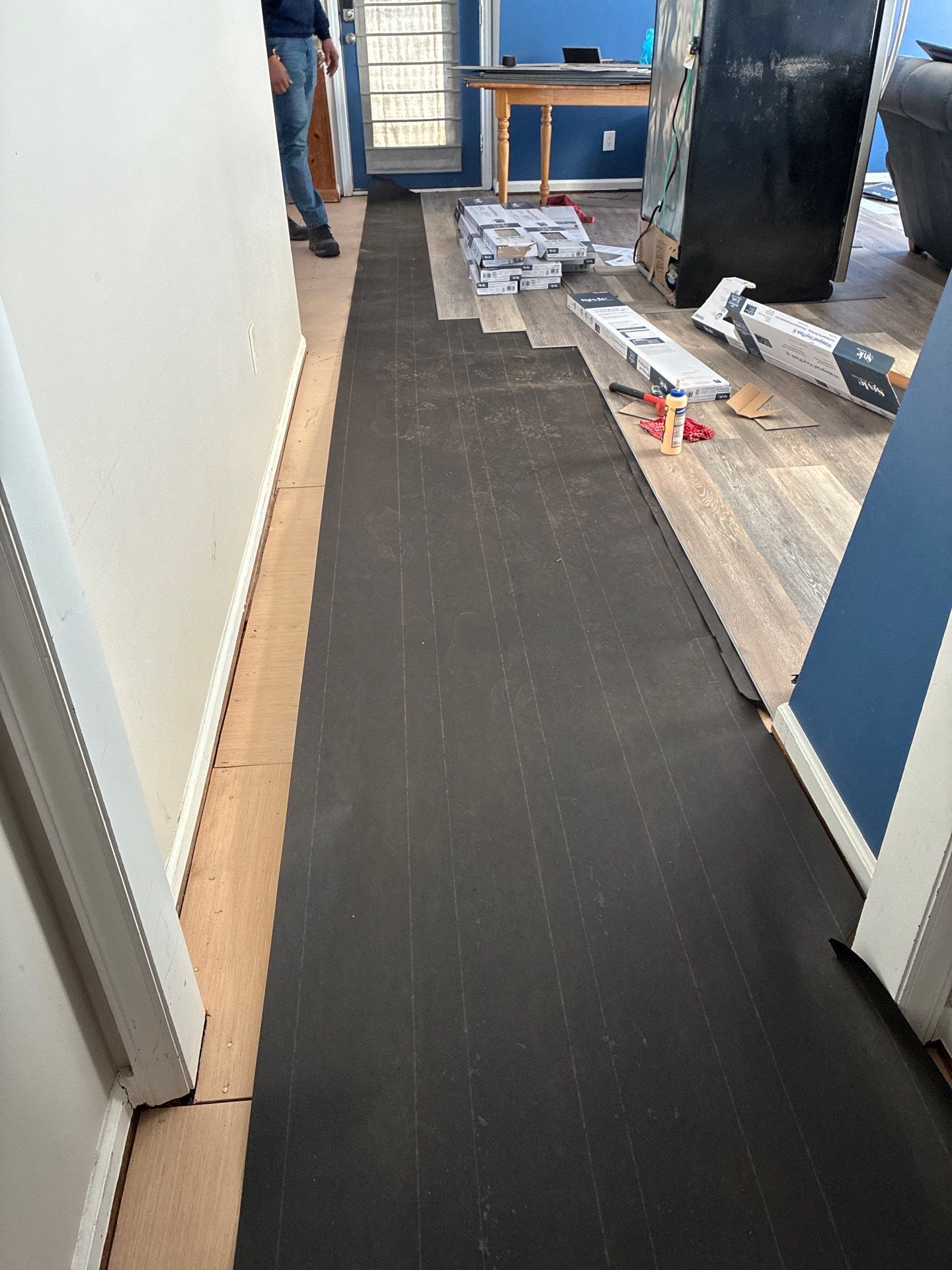 Caving Floors - LVP Structural Floor Repair in Oak Island, NC by Licensed General Contractor by RGR Construction and Roofing, LLC
