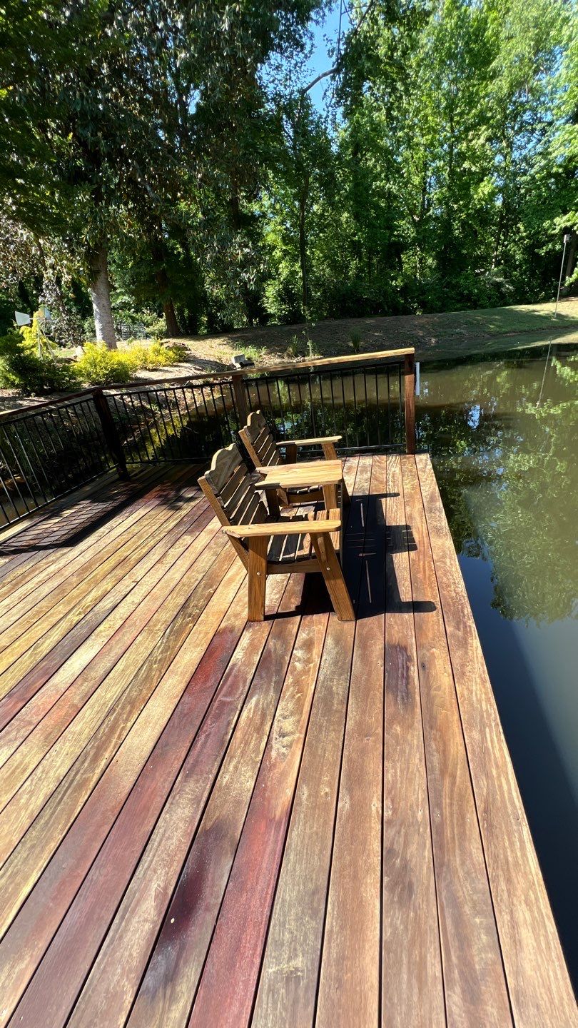 Dock using Wood Sealant by DuraSeal