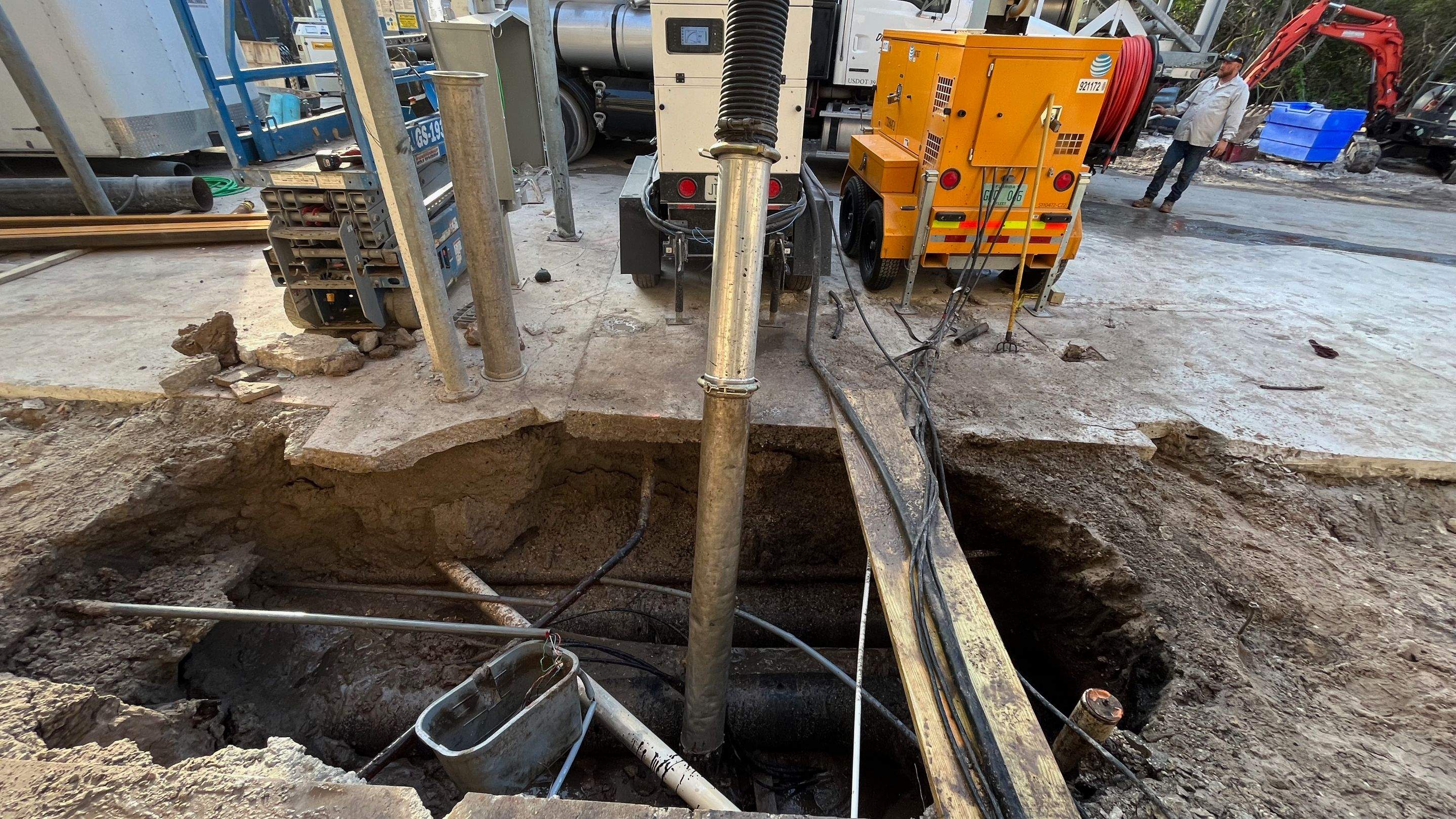 Ritz-Carlton NW Service Area Daylighting by Don Mar, Inc. Storm Water Solutions