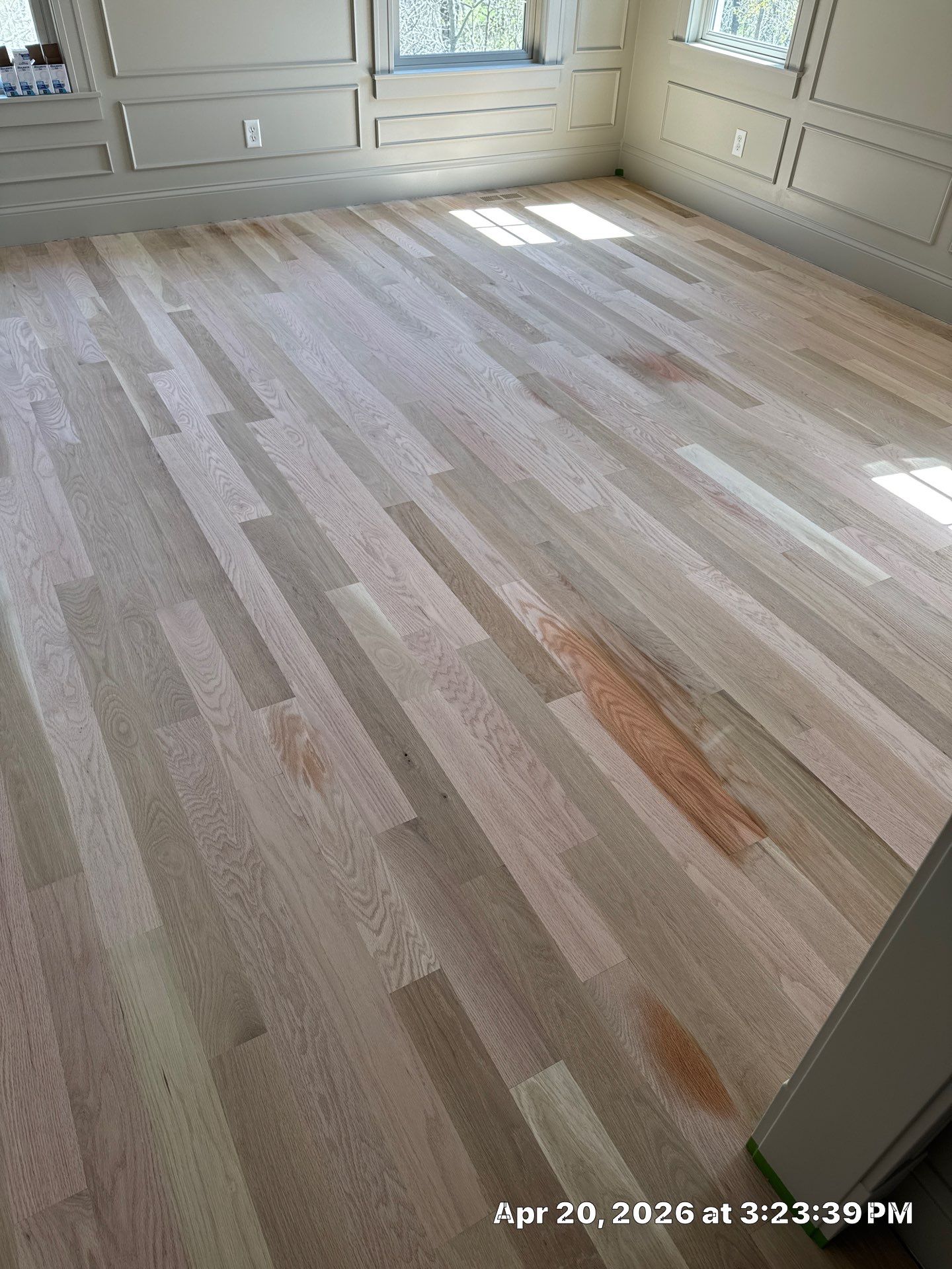 Sand and Finish, Herringbone Feature! by RTBaldwin Hardwood Floors