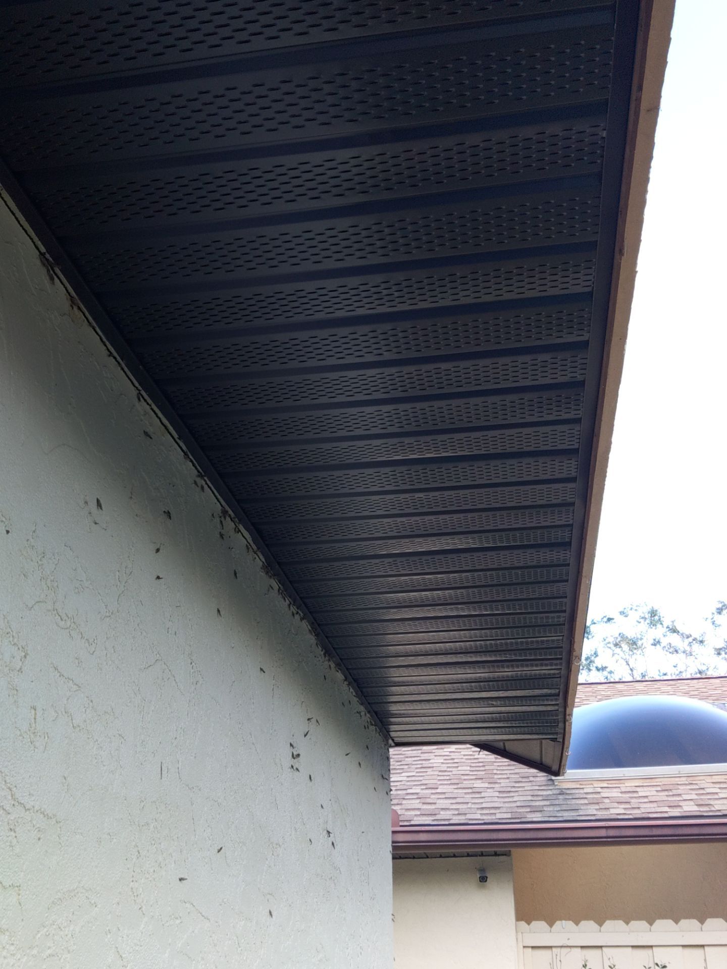 Bronze Soffit and Fascia in Sarasota FL by Gutter Professors