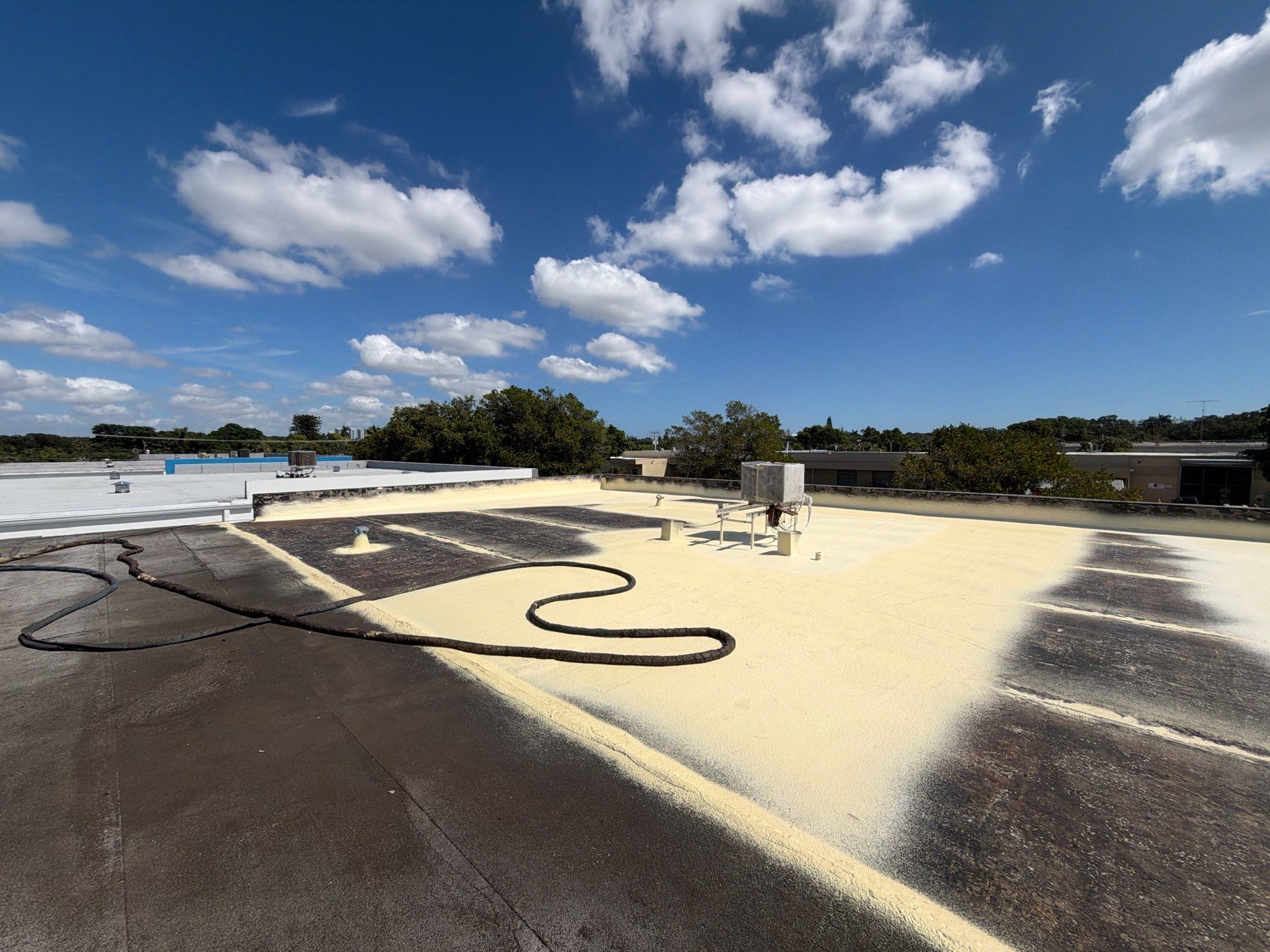 Commercial Roof Restoration and Spray Foam Insulation in Fort Lauderdale by Roof King LLC