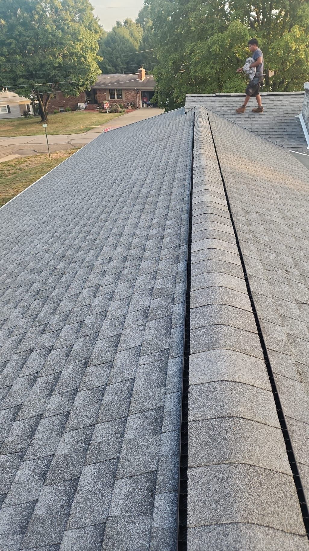 Residential Roofing Installation using GAF Timberline HDZ by Rainstoppers Roofing