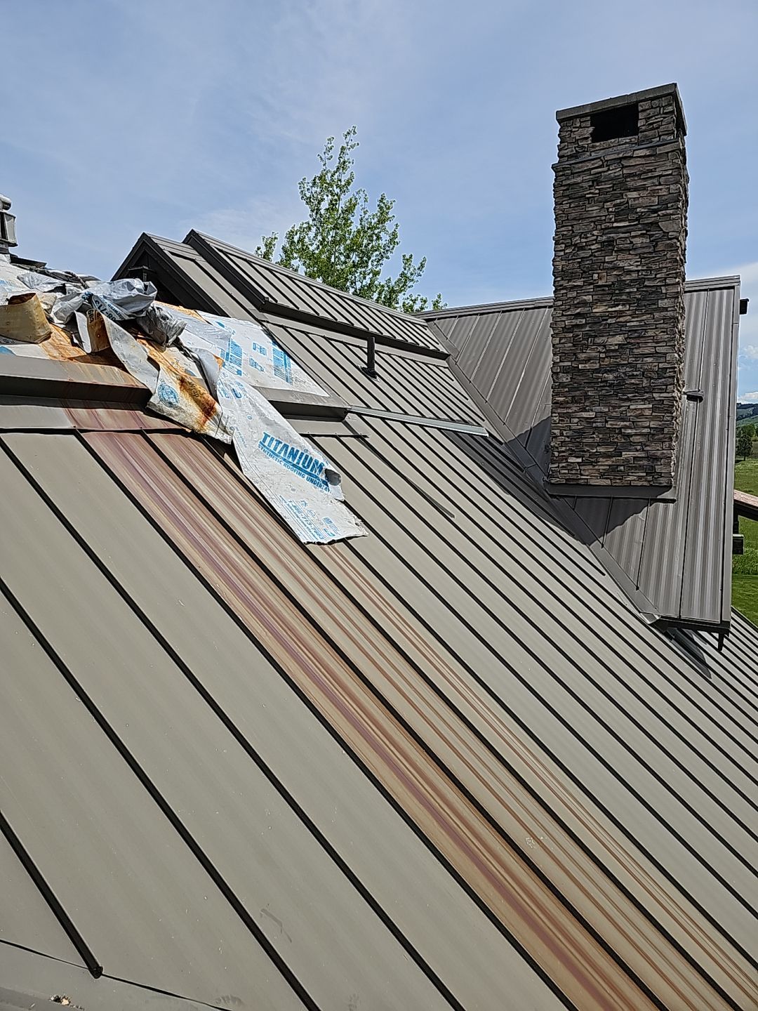 Residential Roofing Installation using Brava Synthetic Slate in Bozeman, MT by swagg construction