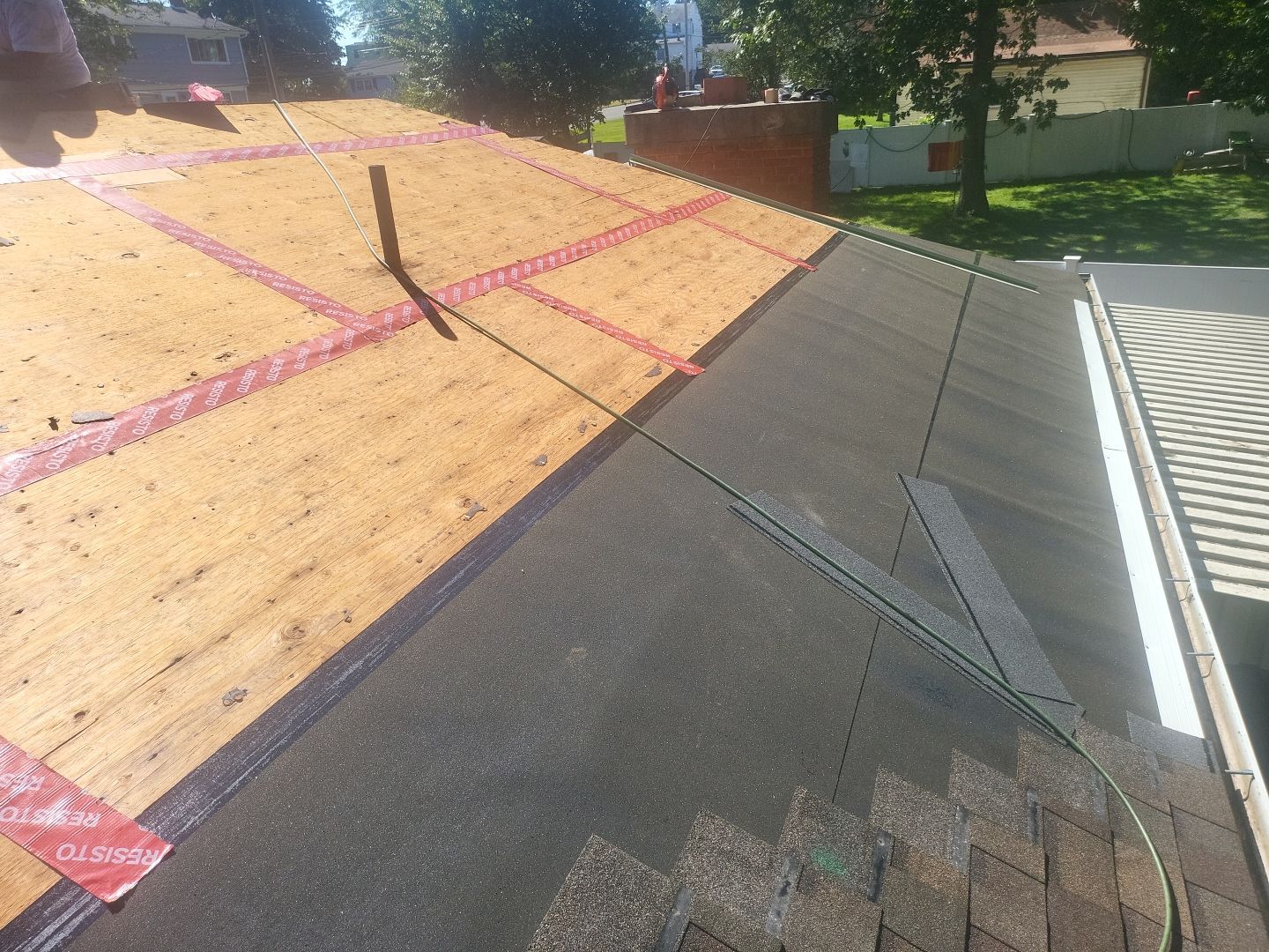 Residential Roofing Installation using Owens Corning Duration Teak by A Plus Exterior