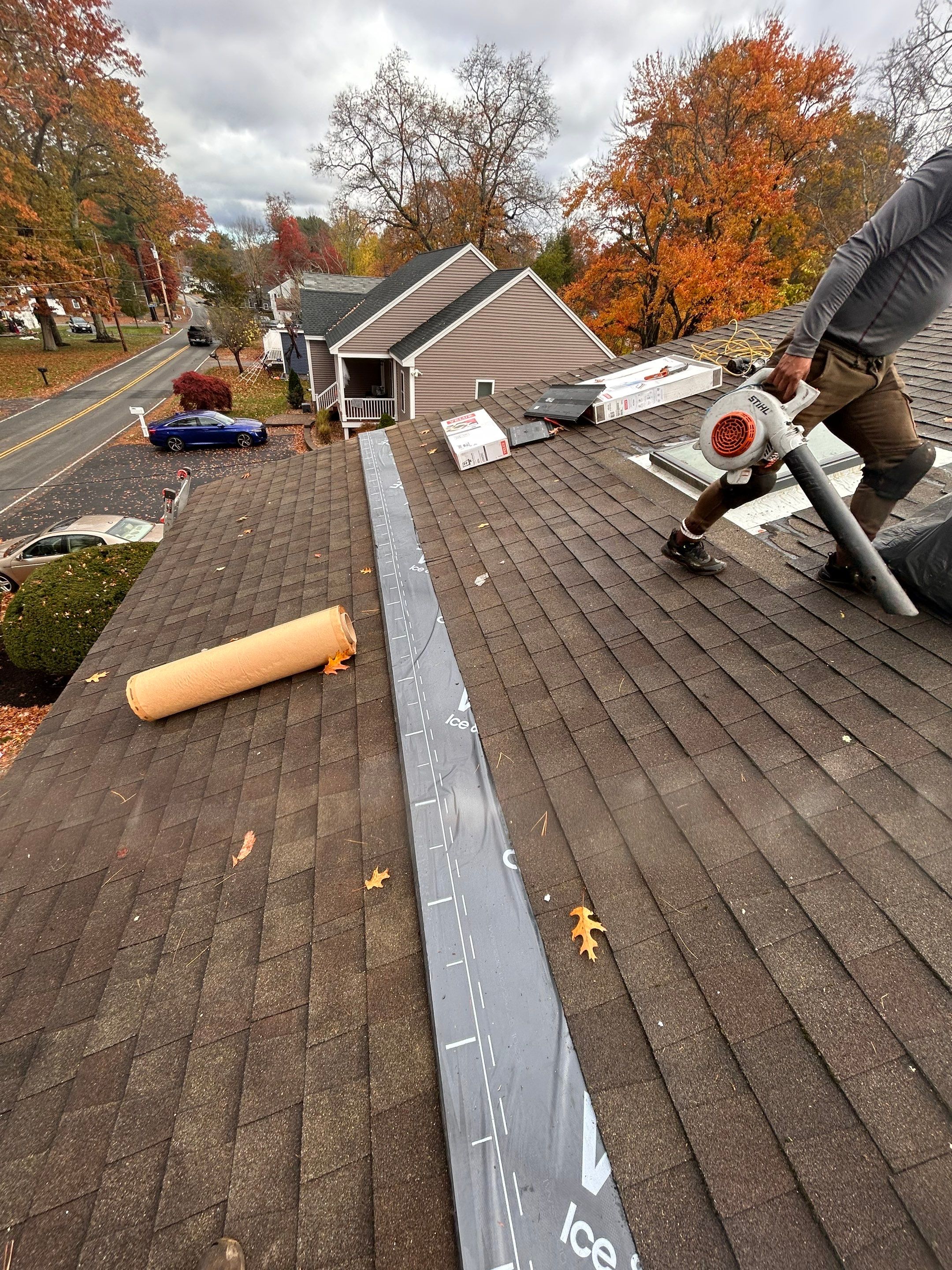Tewksbury Leaking Skylight Replacement with Complete Ventilation System by Mighty Dog Roofing of Greater Middlesex County