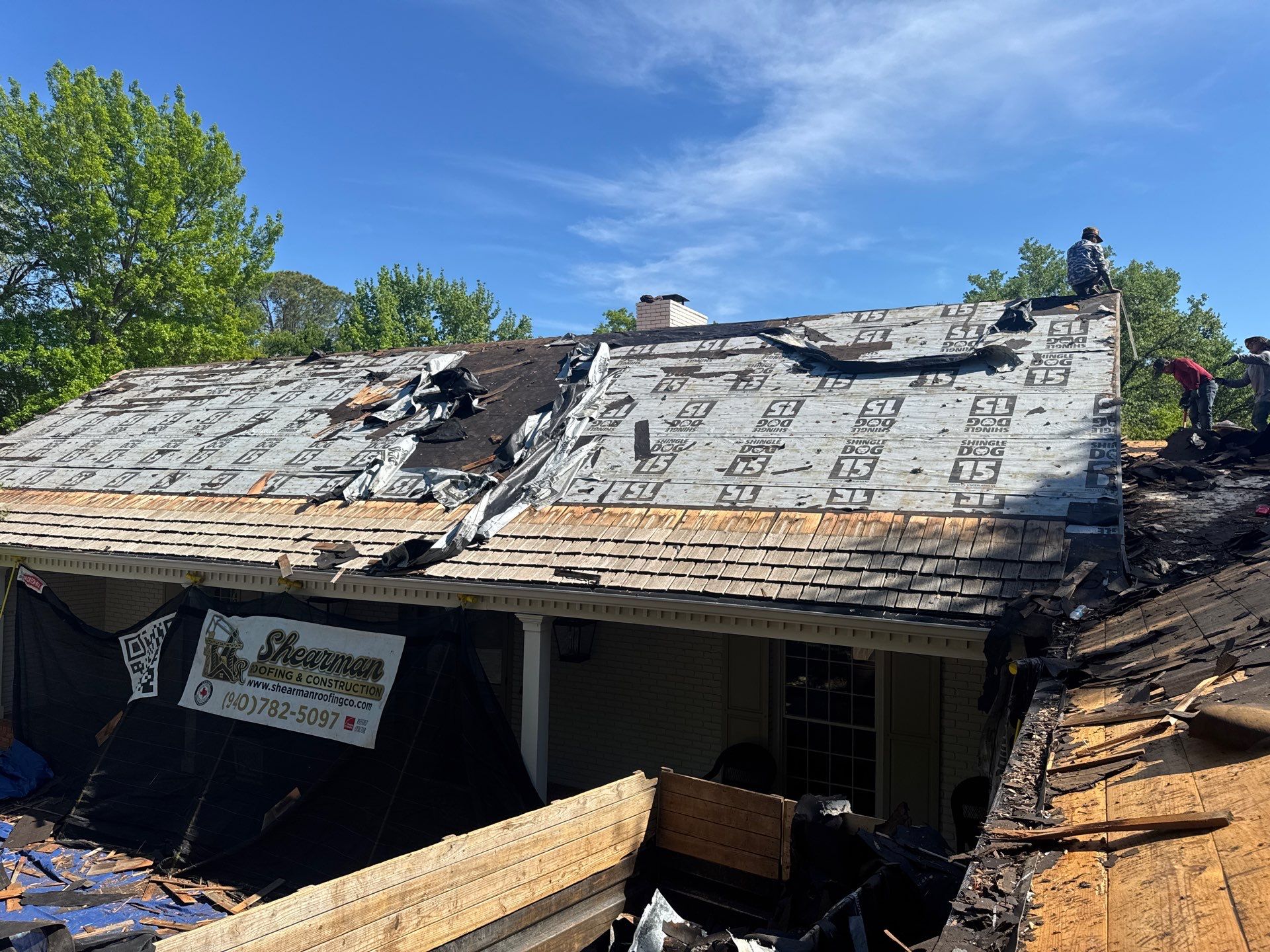 Wichita Falls Roof Replacement Featuring Malarkey Windsor Architectural Shingles by Shearman Roofing & Construction