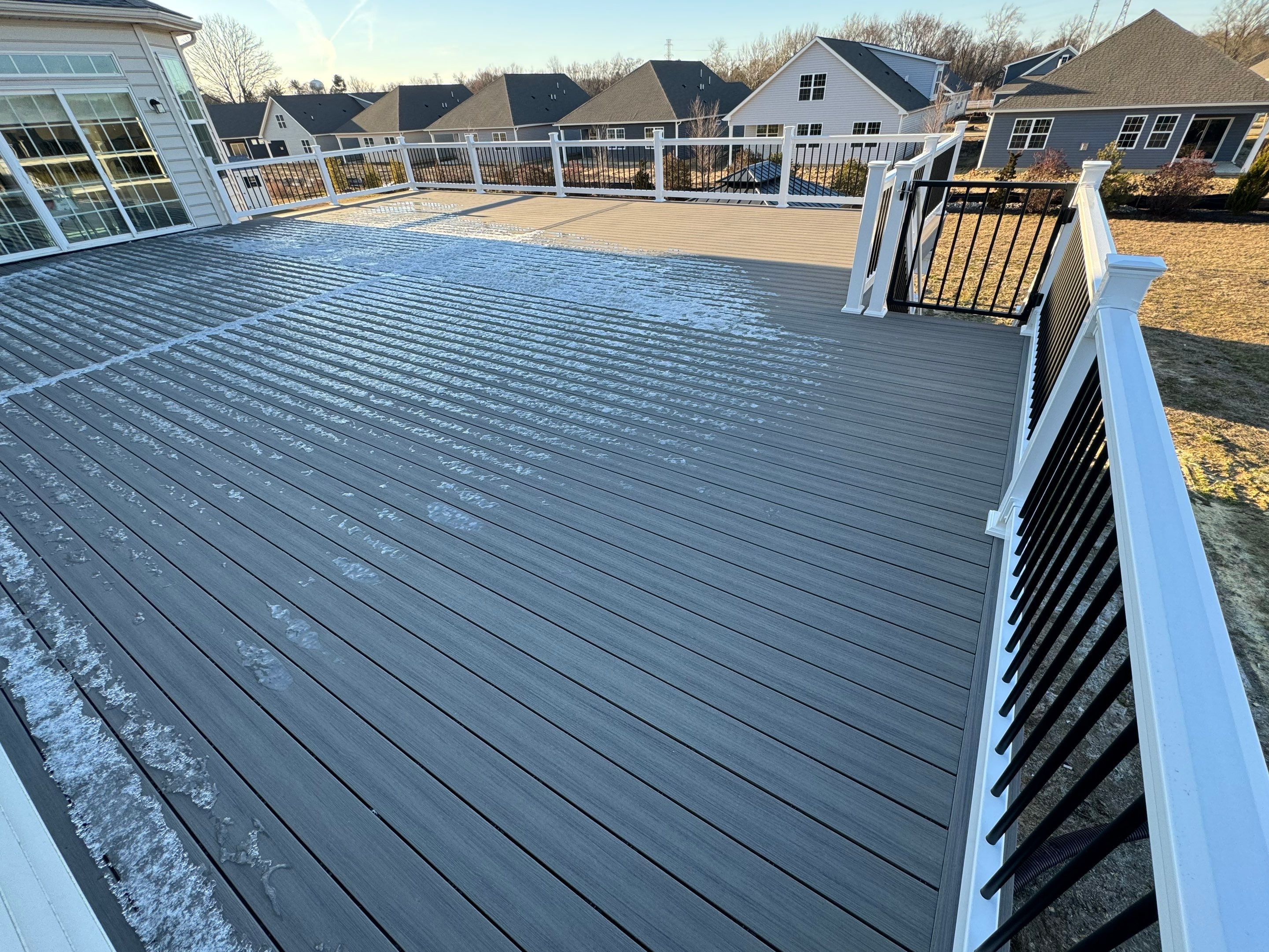 New Deck With Waterproofing  by deck guardian