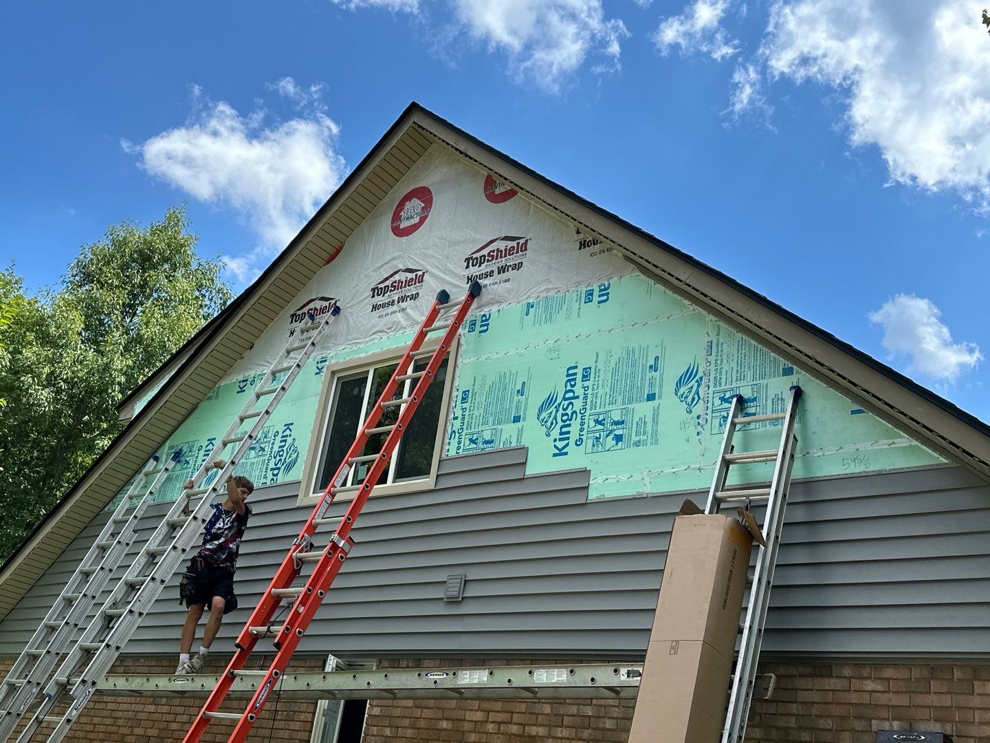 Siding Replacement using CertainTeed Monogram D5 Clapboard by 180 Contractors