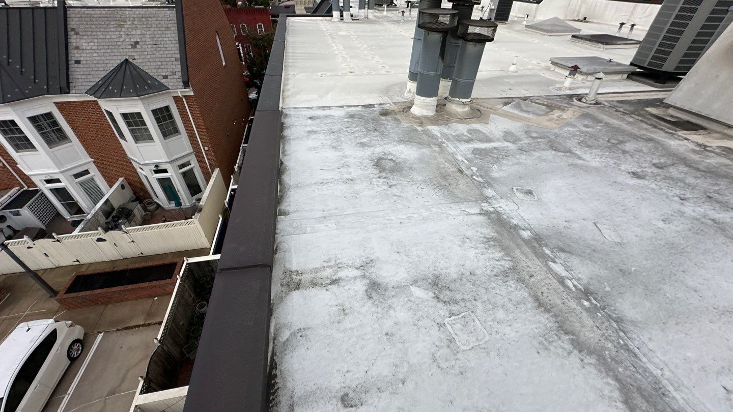 Alexandria: Carlisle Syntec TPO Flat Roof Installation by RM Banning, Inc.