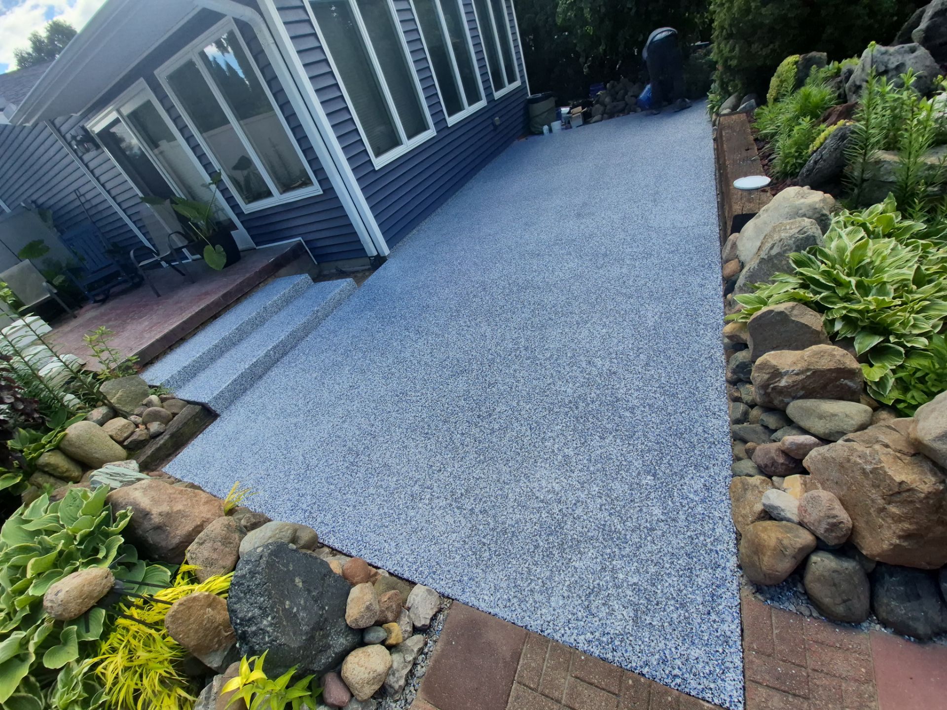 Freeland Outdoor Patio by Wise Coatings of Central Michigan