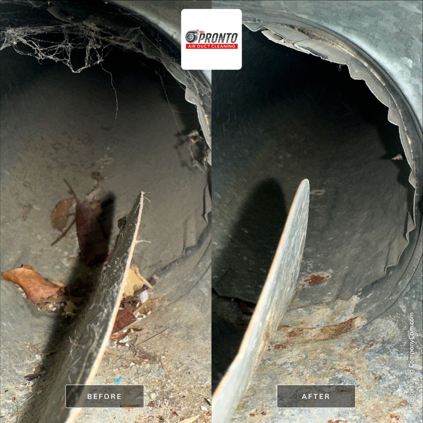 Air Duct Cleaning w/Duct Sanitizing by Pronto Air Duct Cleaning